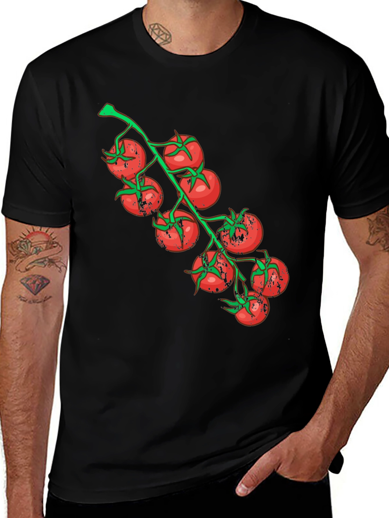 Variant 16 of Tomato Vine Graphic T-Shirt