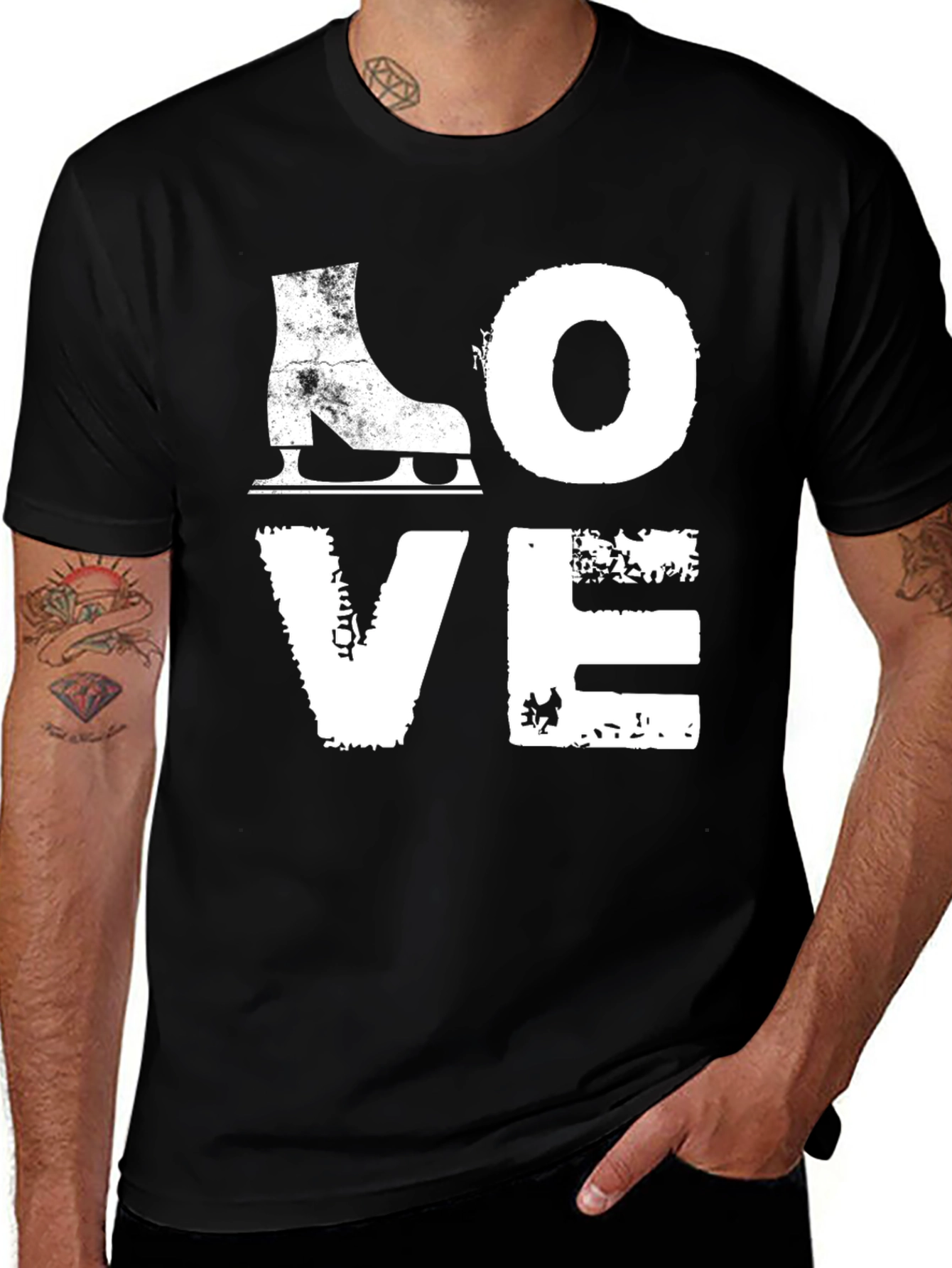 Variant 3 of Ice Skating LOVE Graphic Tee