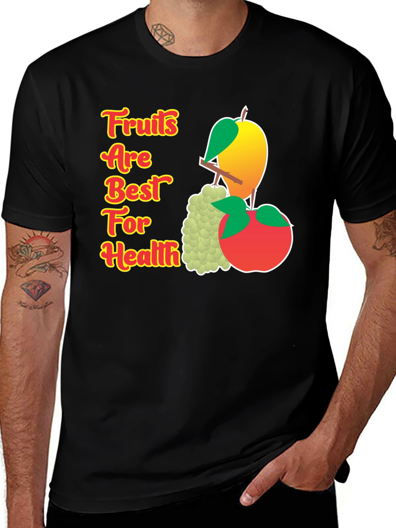 Variant 18 of Fruits Are Best for Health T-Shirt