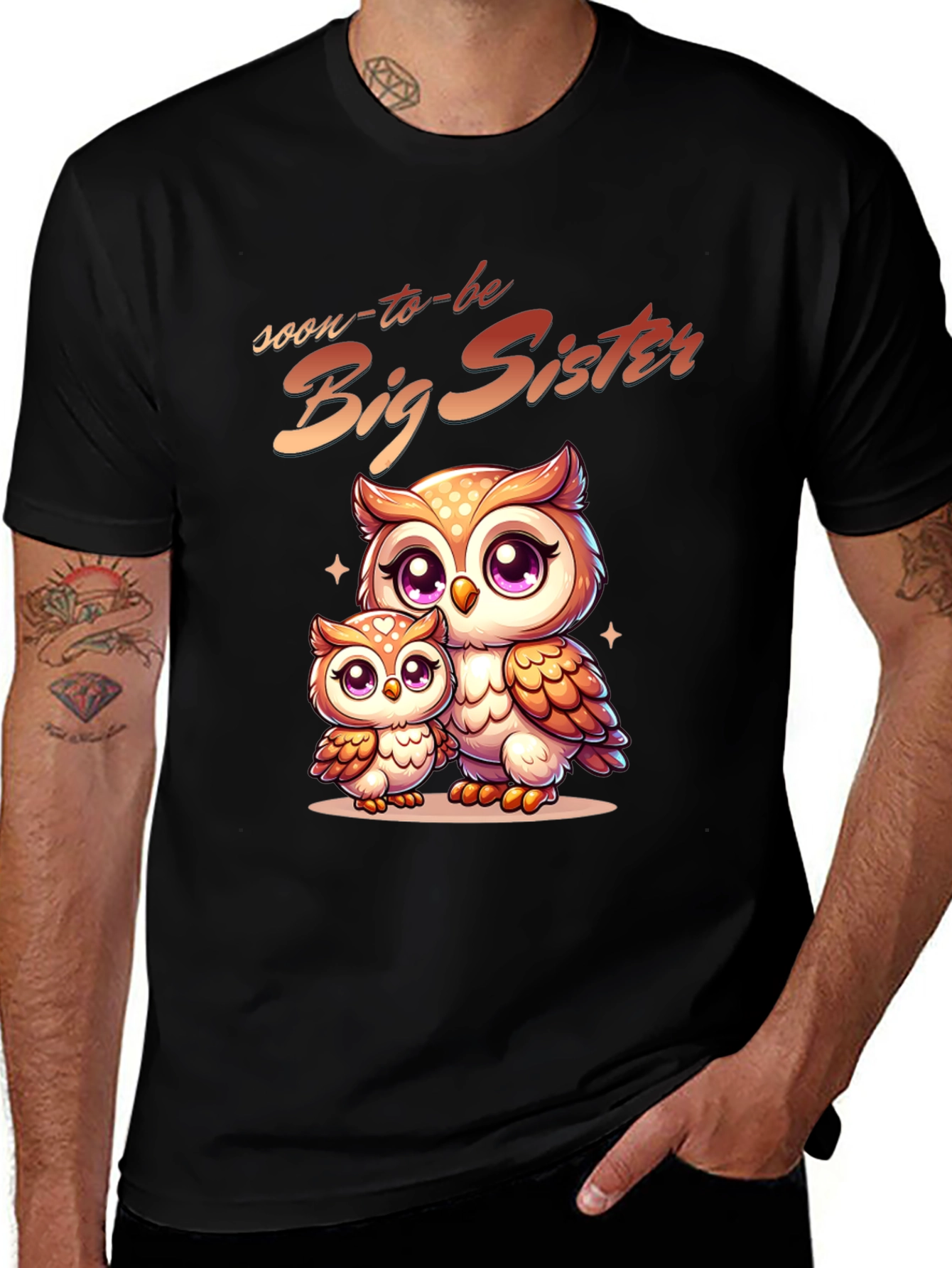 Variant 4 of Big Sister Owl Tee