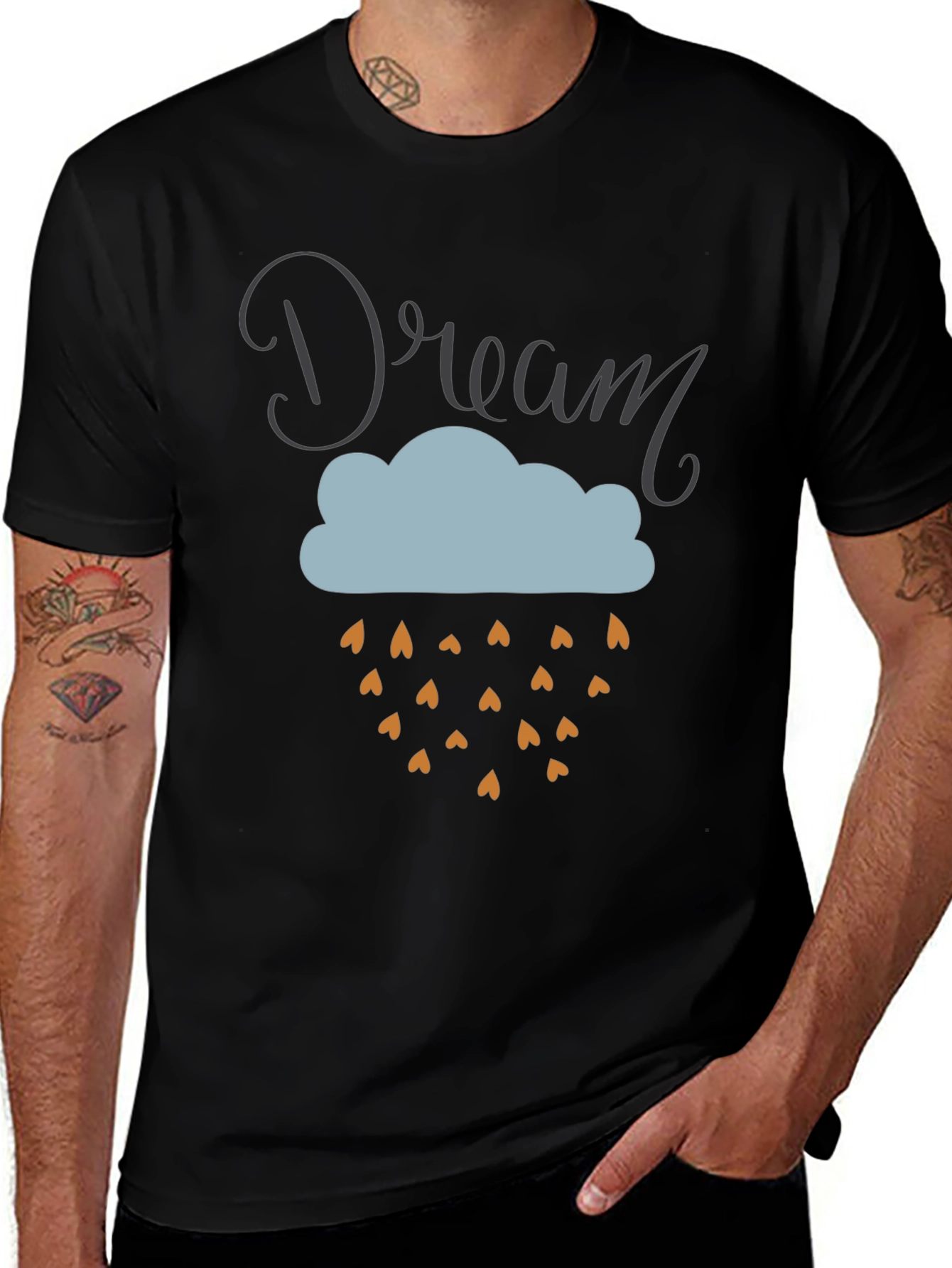 Dream Cloud Graphic Tee - Soft Cotton Blend T-Shirt