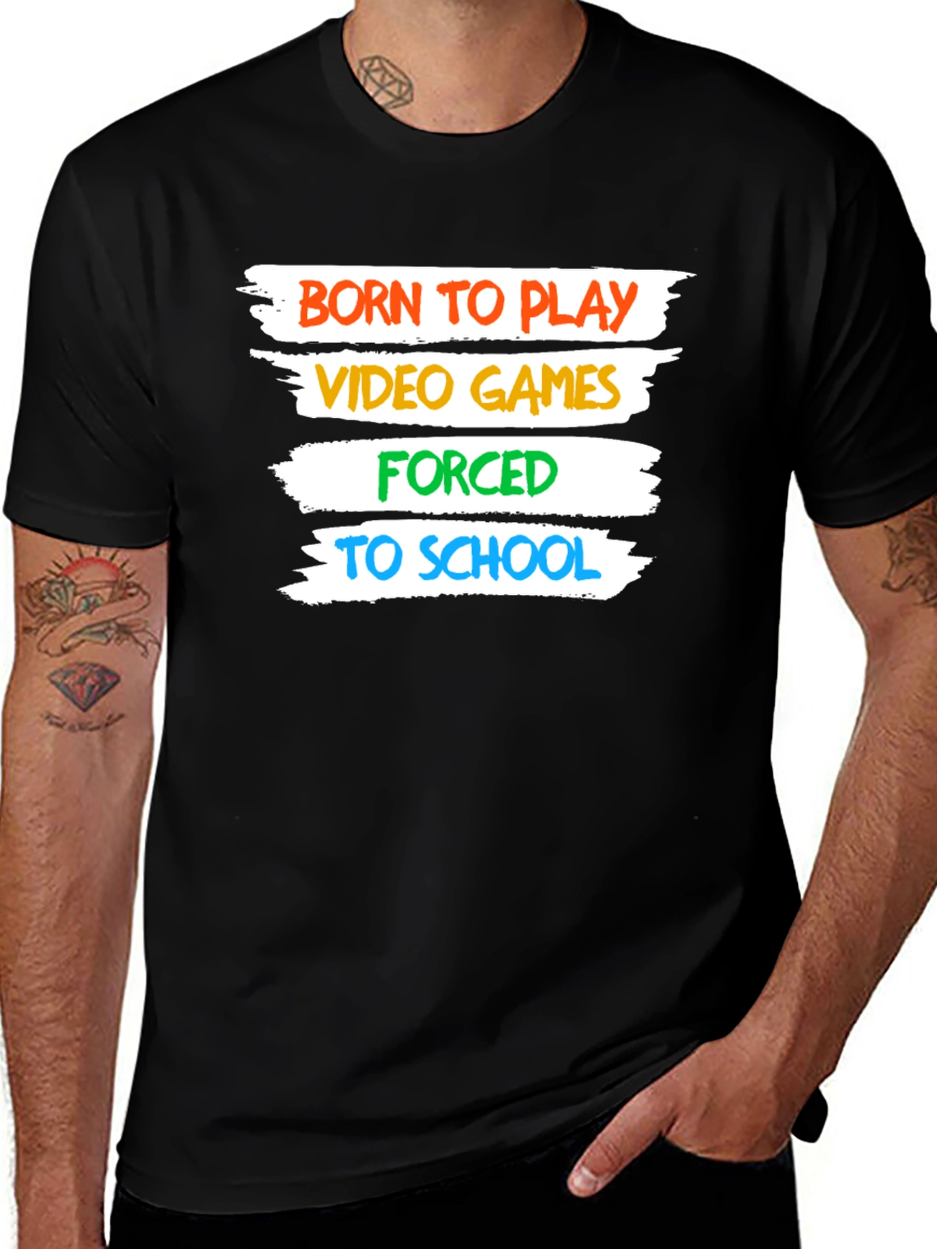 Born to Play Video Games T-Shirt - Gamer Style