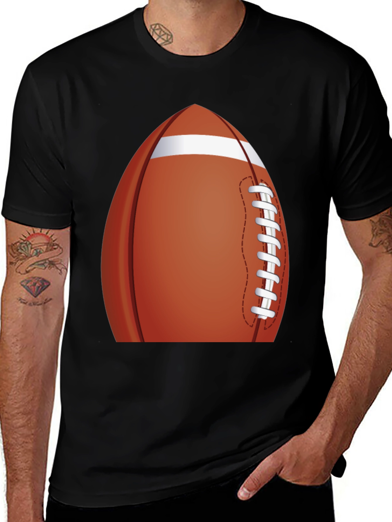 Variant 2 of Football Graphic Tee