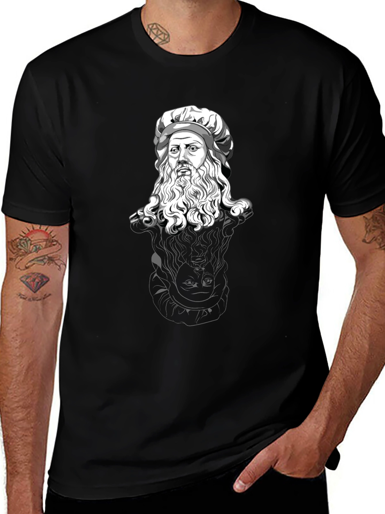 Leonardo da Vinci T-Shirt - Artistic Graphic Tee