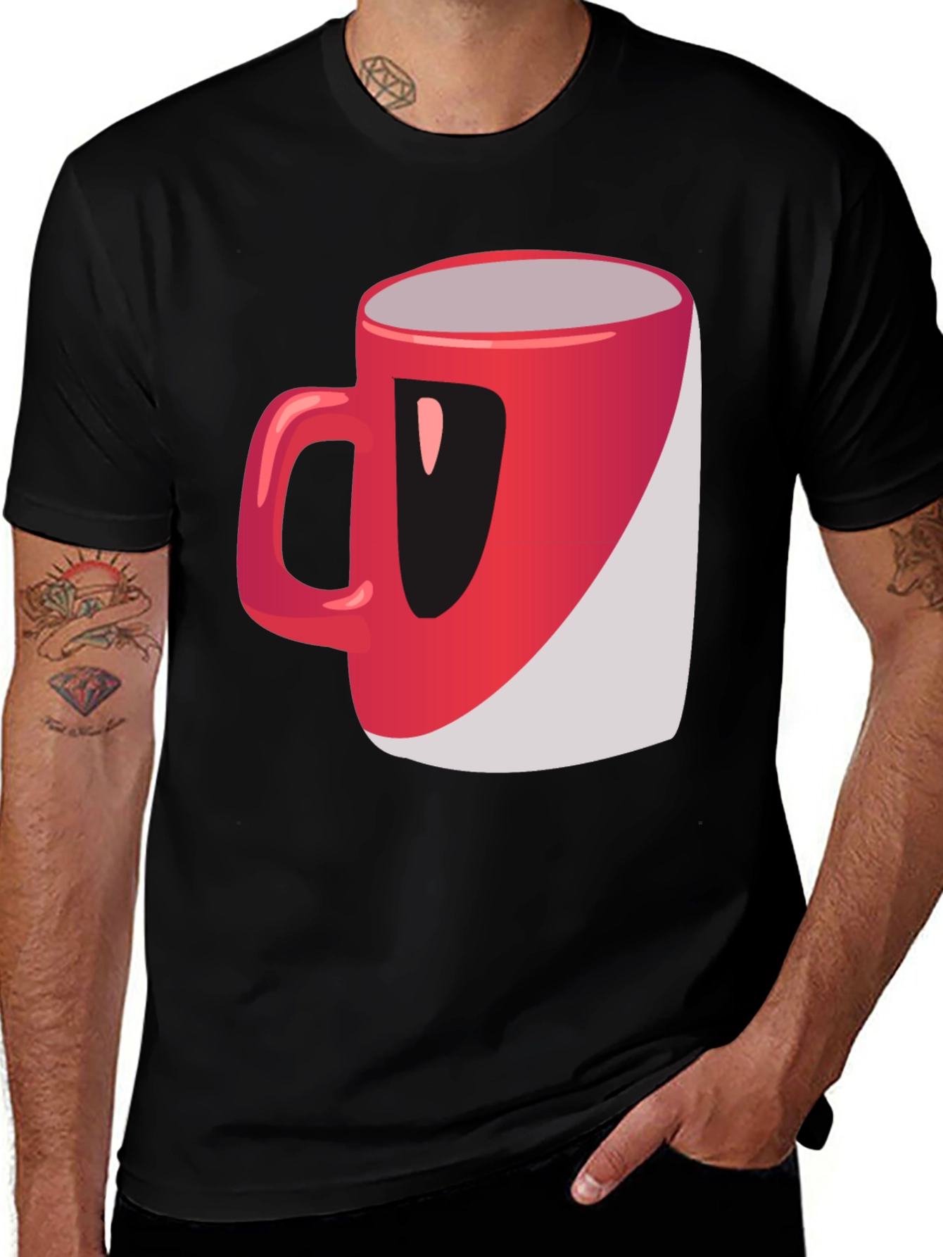 Coffee Mug Graphic Tee - Stylish & Unique