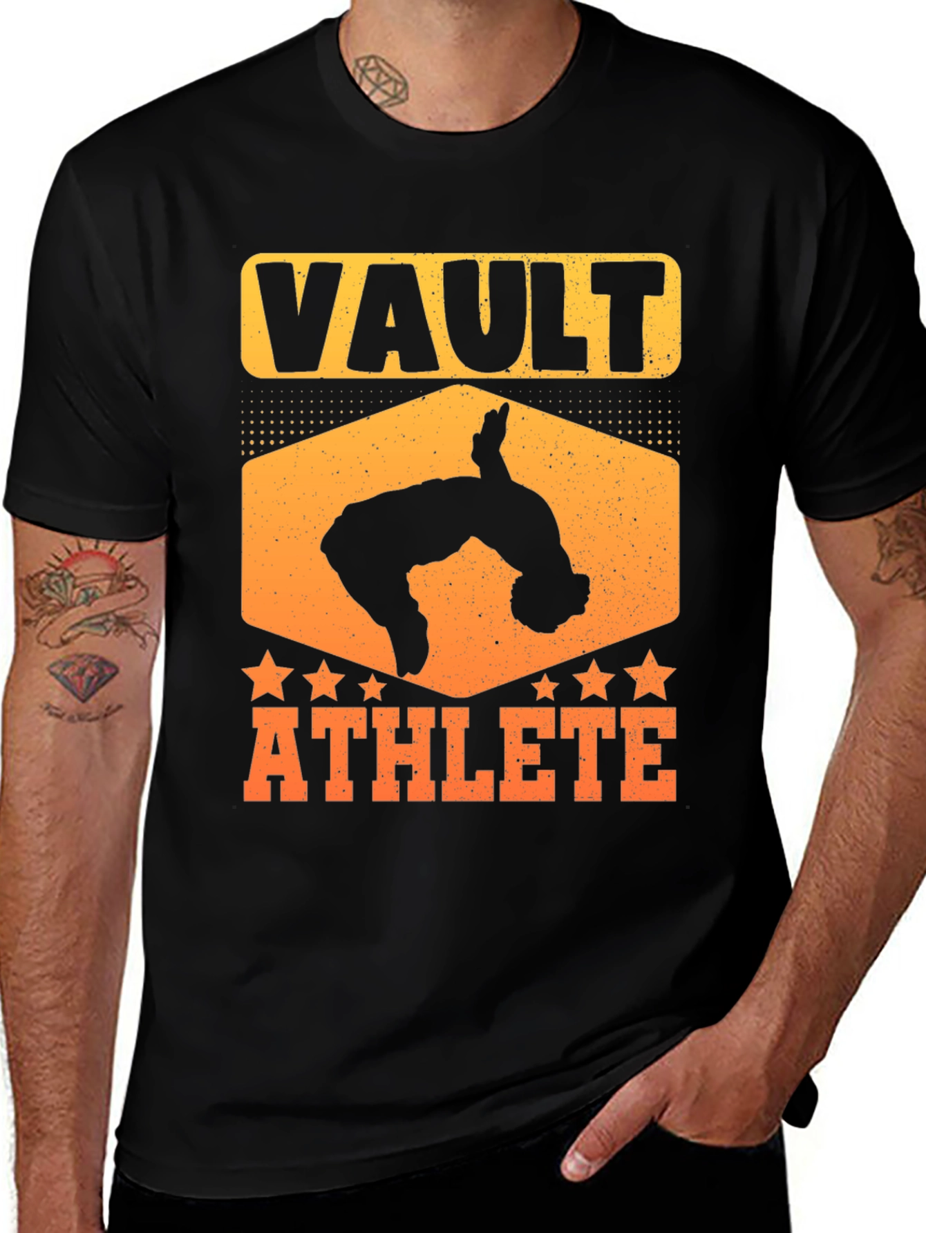 Variant 30 of Vault Athlete Graphic Tee - Gymnastics & Parkour