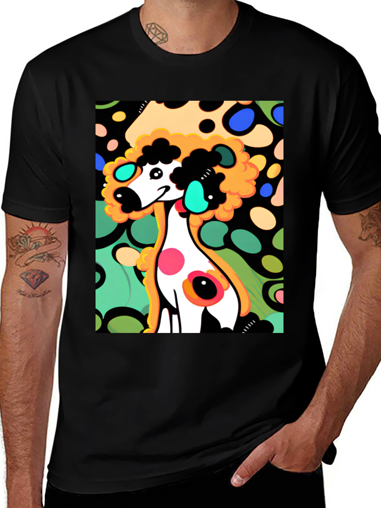 Variant 7 of Dog Pop Art T-Shirt