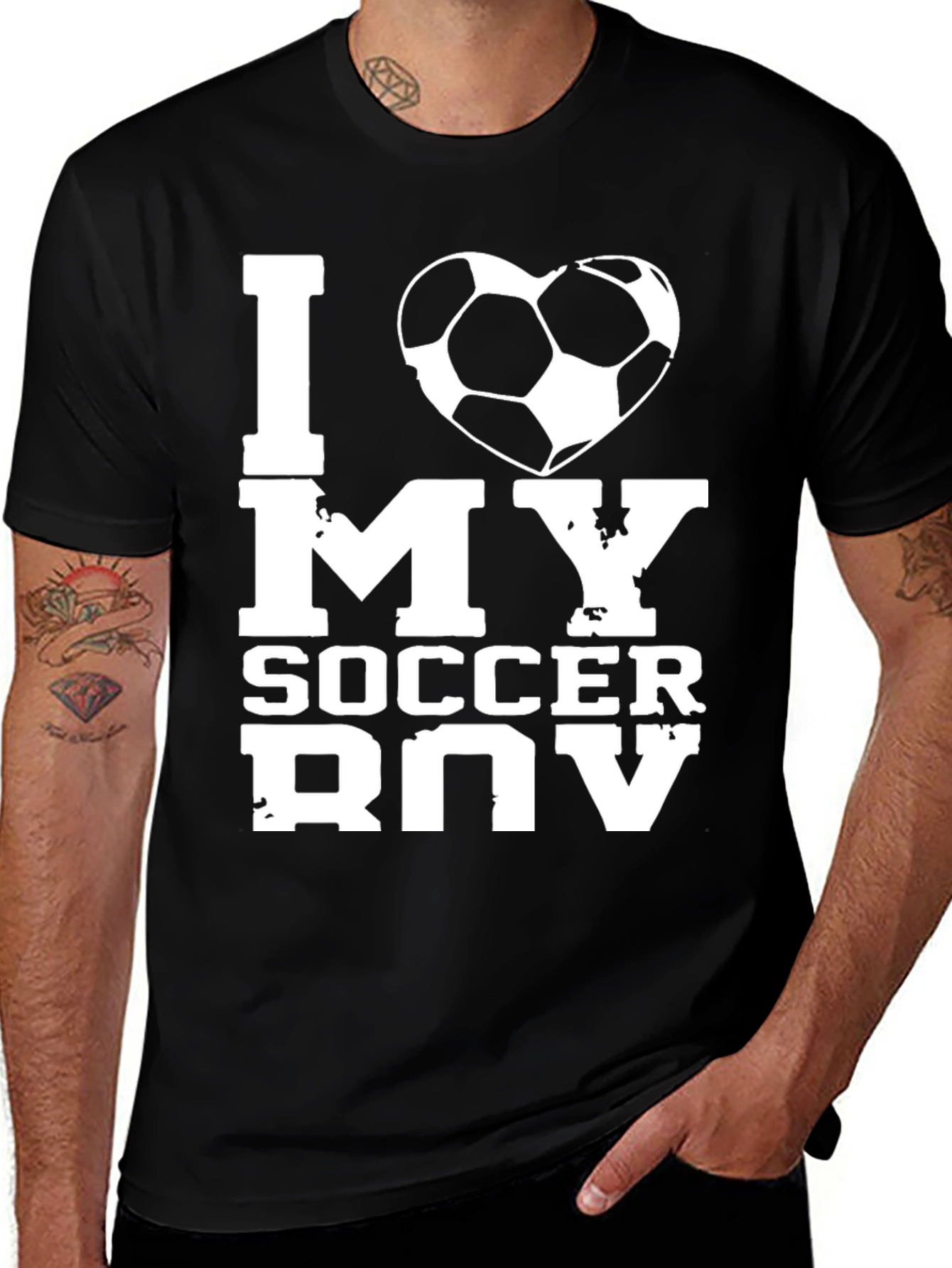Variant 22 of I Love My Soccer Boy T-Shirt