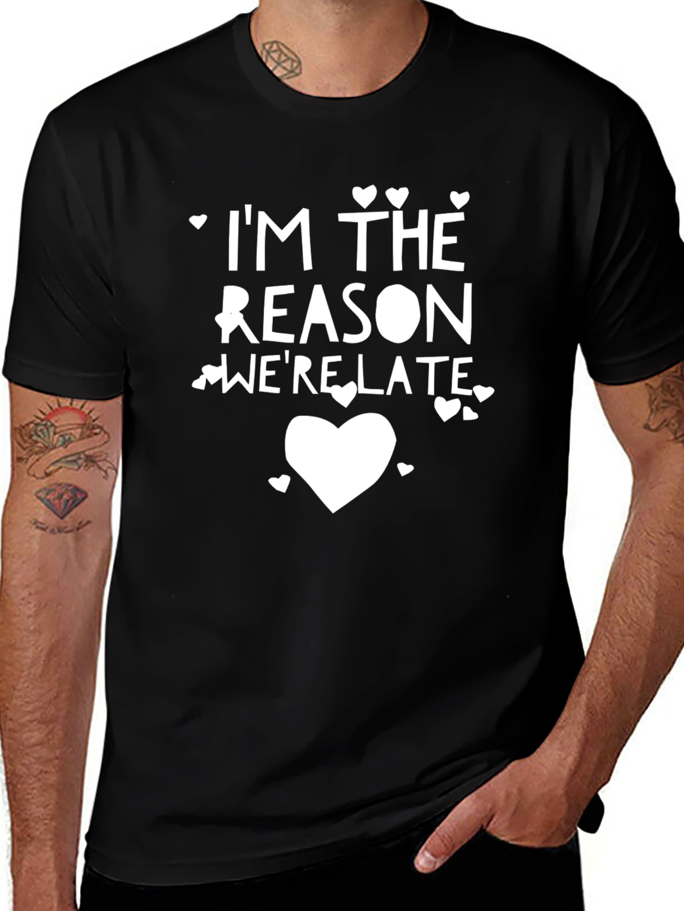 Funny 'I'm The Reason We're Late' Graphic Tee