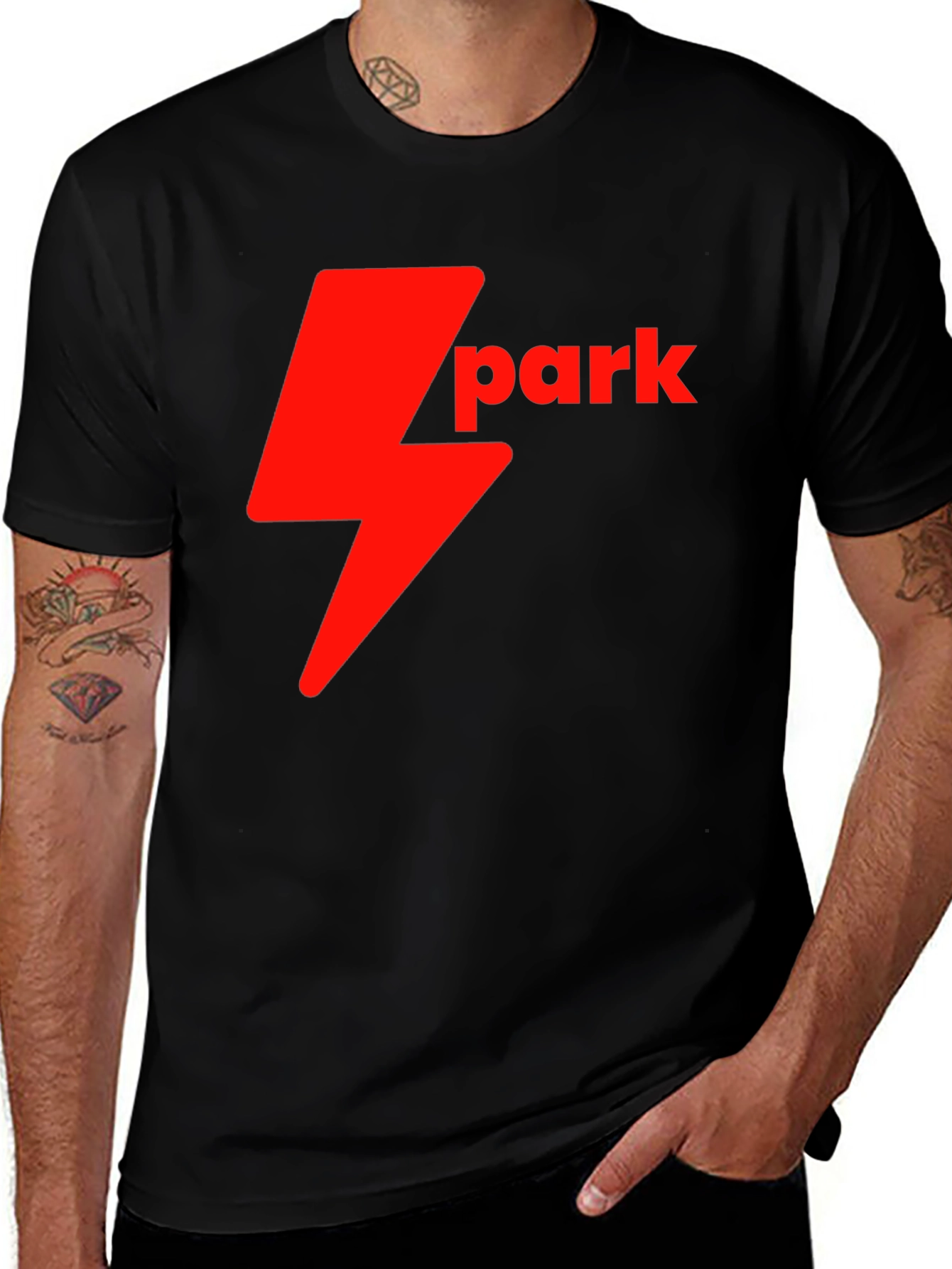 Spark Park Graphic T-Shirt - Trendy Casual Wear