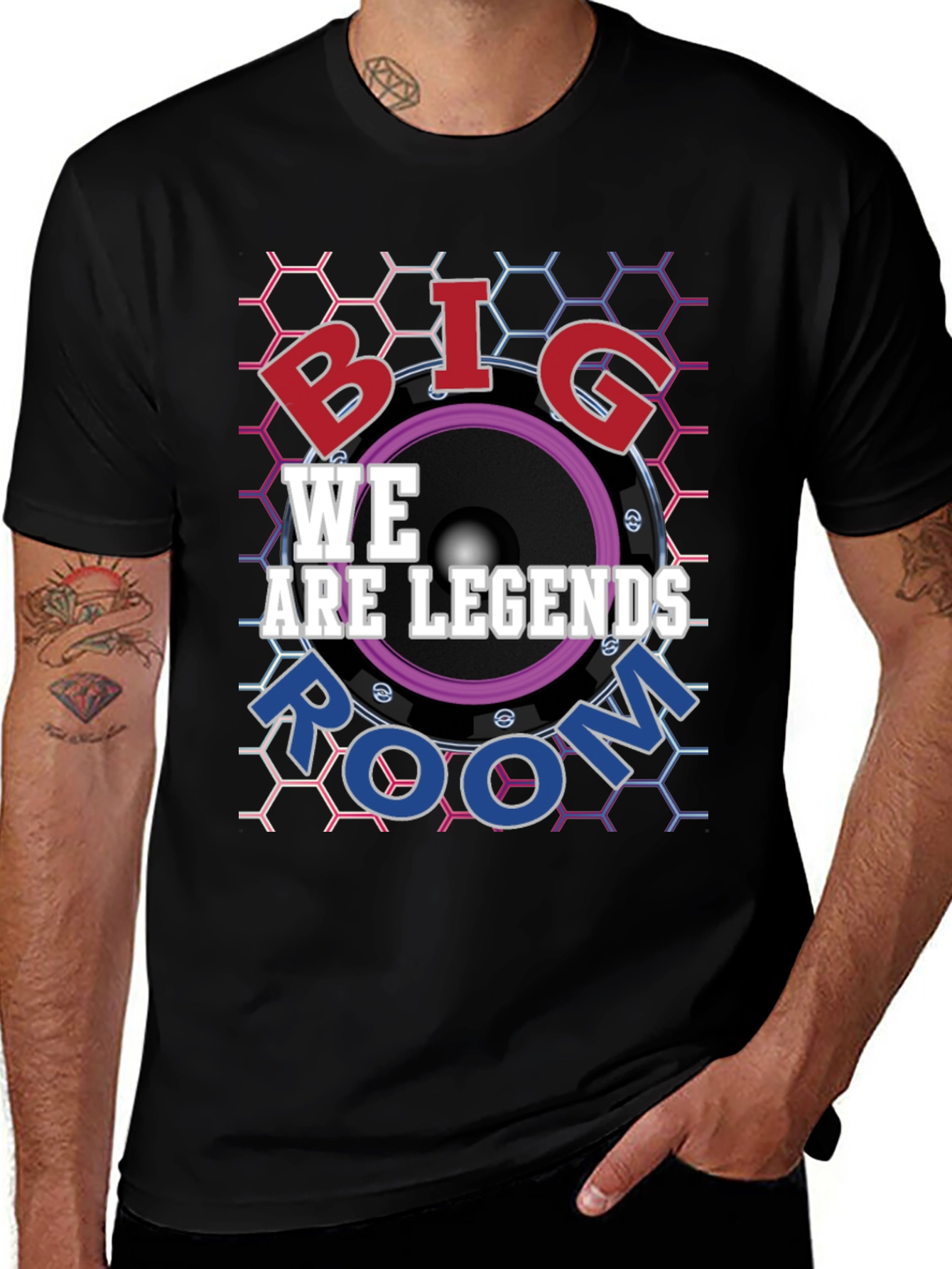 Variant 11 of Big Room Music T-Shirt - We Are Legends