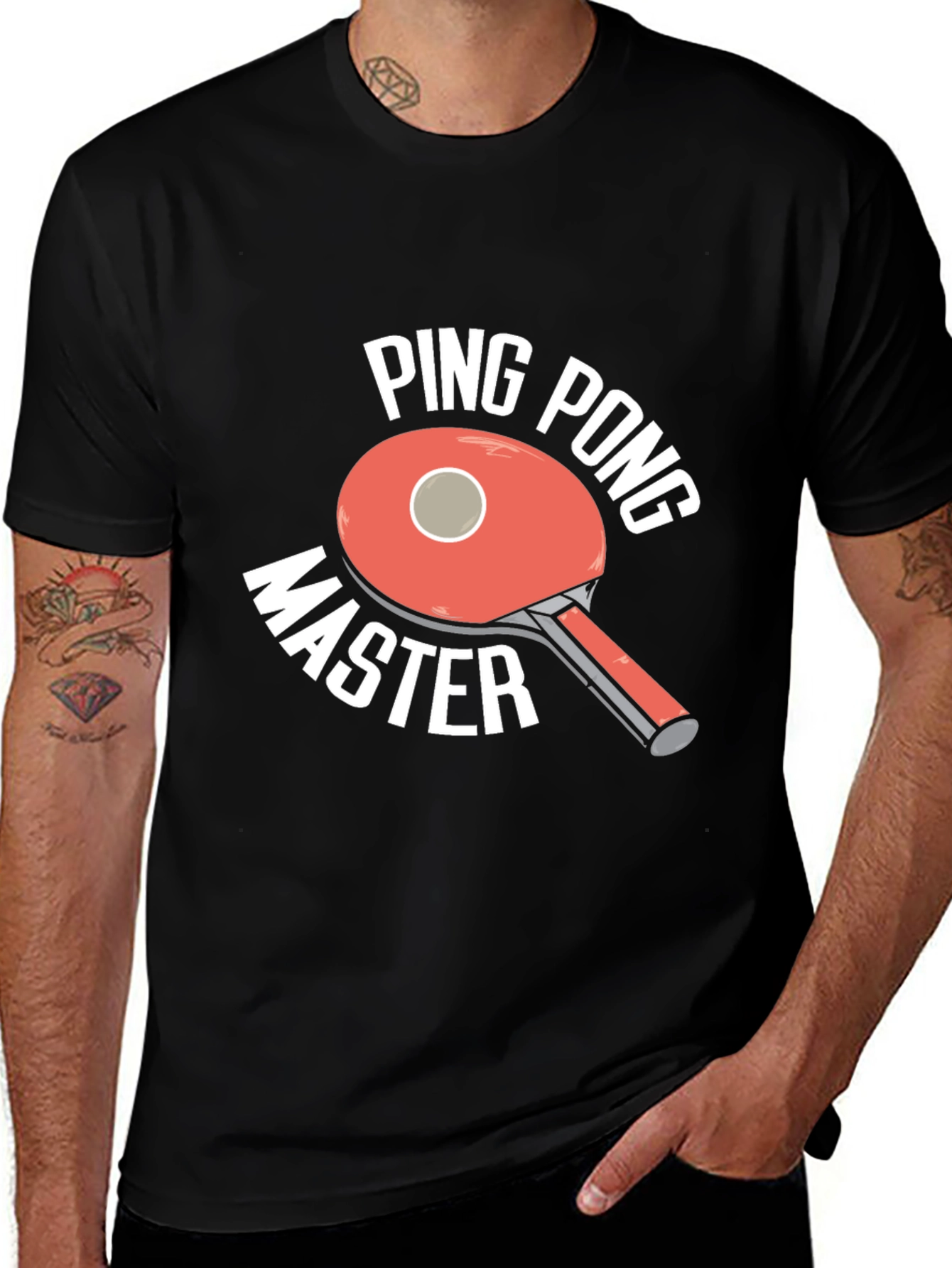 Variant 9 of Ping Pong Master T-Shirt - Table Tennis Graphic Tee
