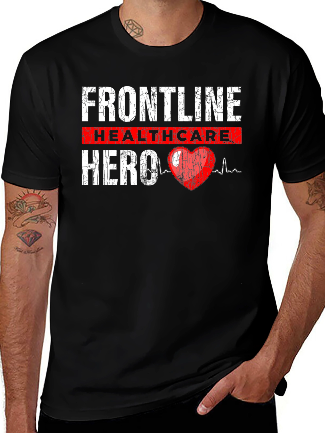 Variant 6 of Frontline Healthcare Hero T-Shirt - Show Your Support!