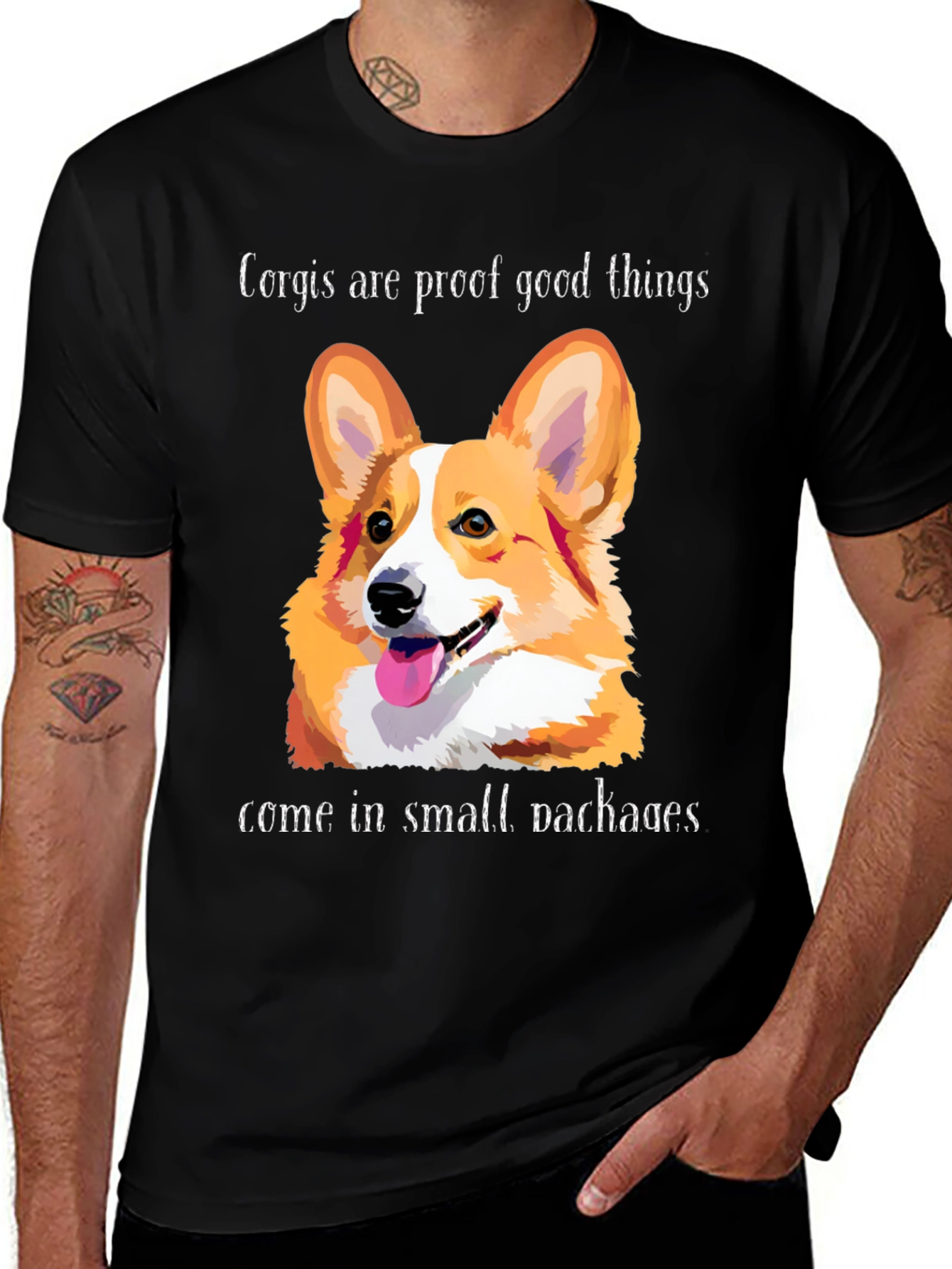Variant 10 of Corgi Proof Good Things Graphic T-Shirt