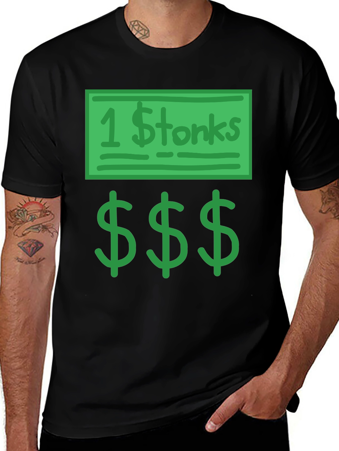 Stonks T-Shirt - Investment Humor Tee