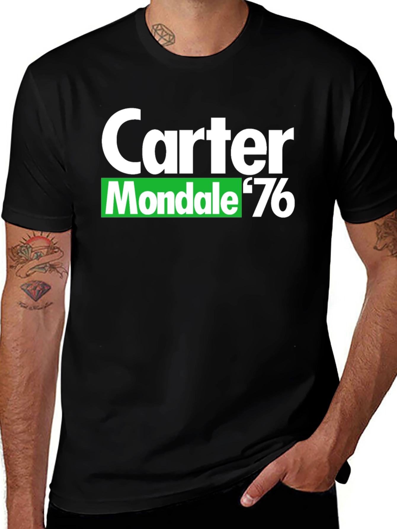 Carter Mondale '76 Graphic T-Shirt - Political Tee