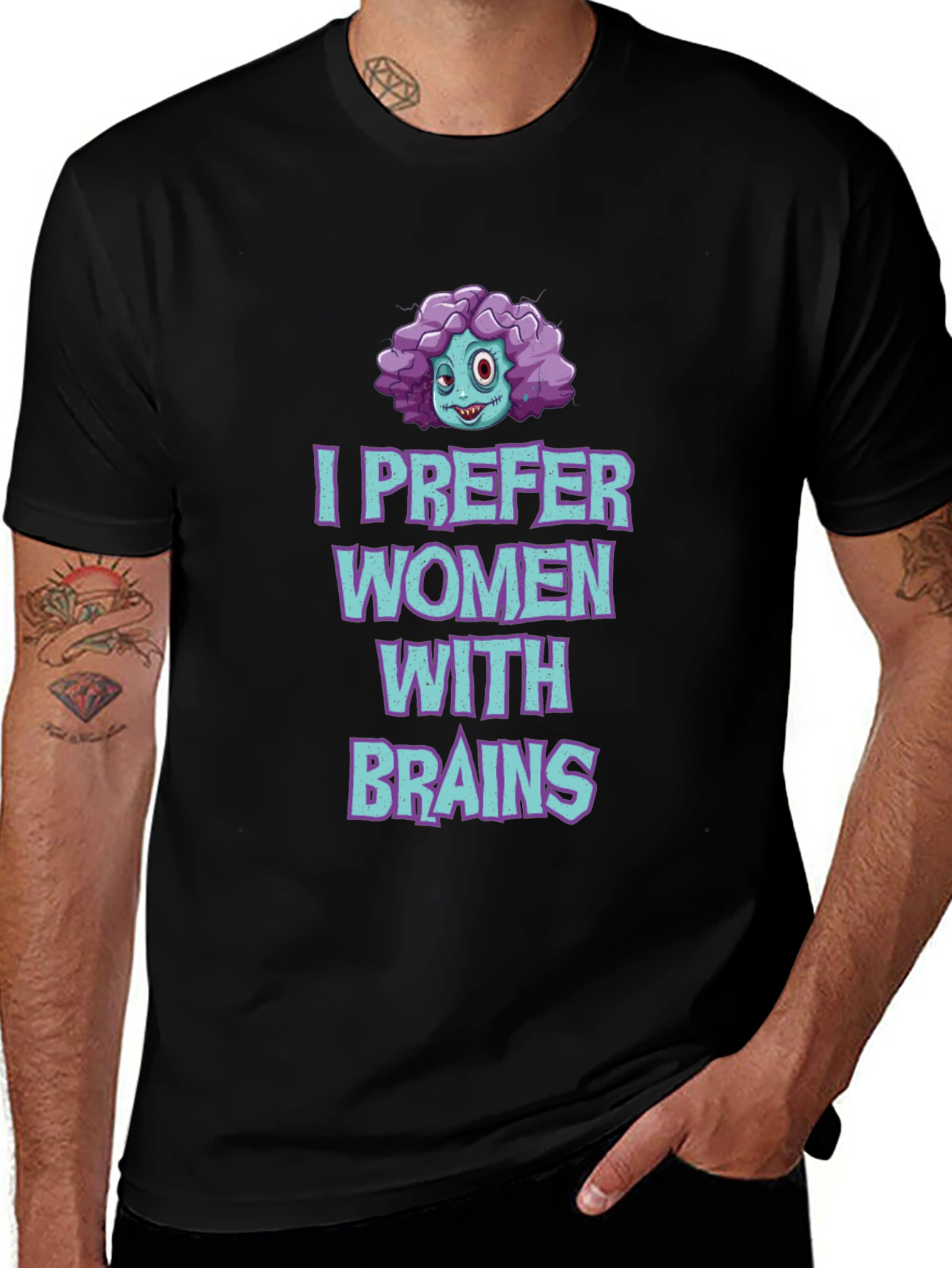 I Prefer Women With Brains T-Shirt