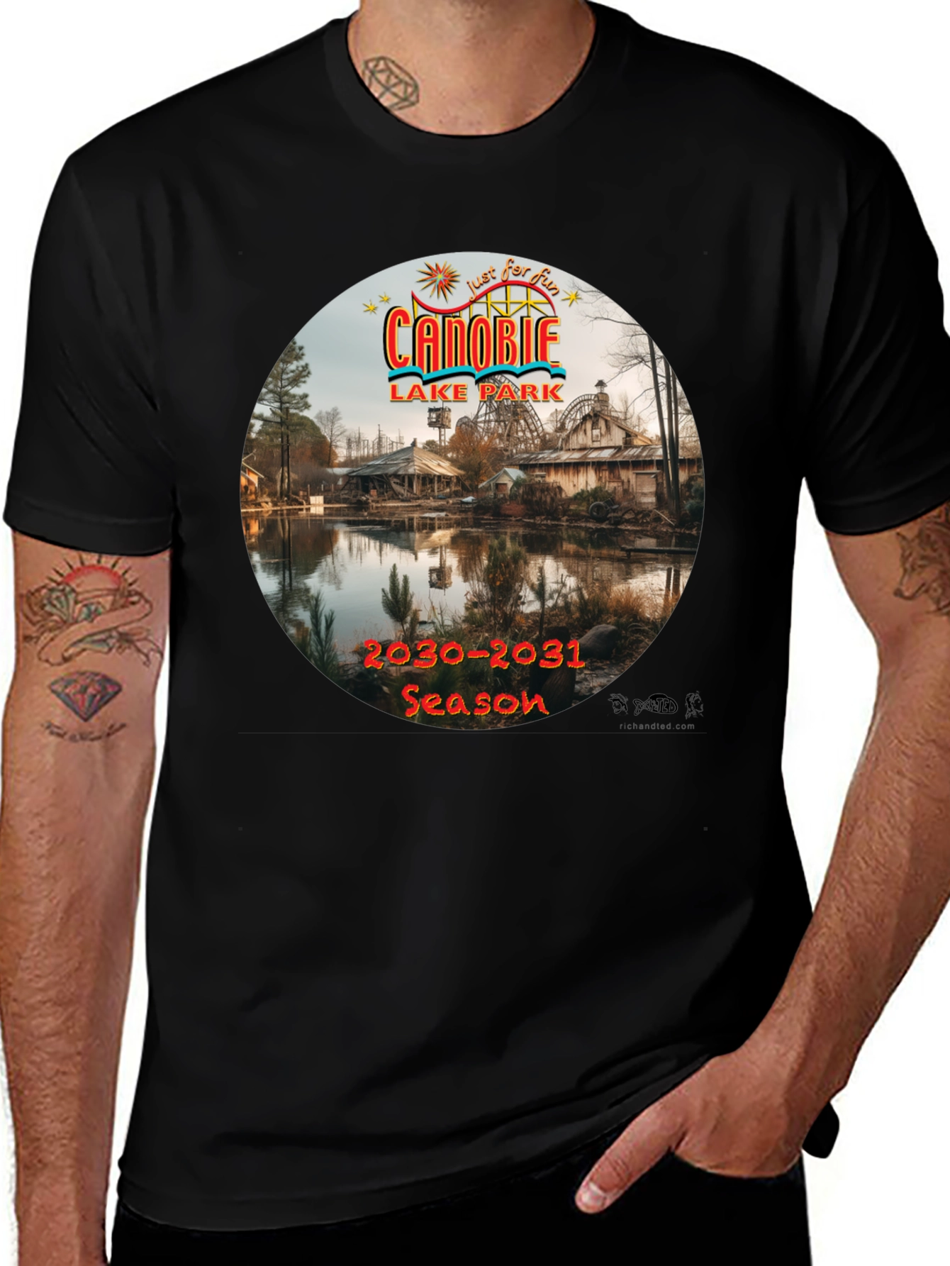 Variant 3 of Canobie Lake Park 2030-2031 Season T-Shirt