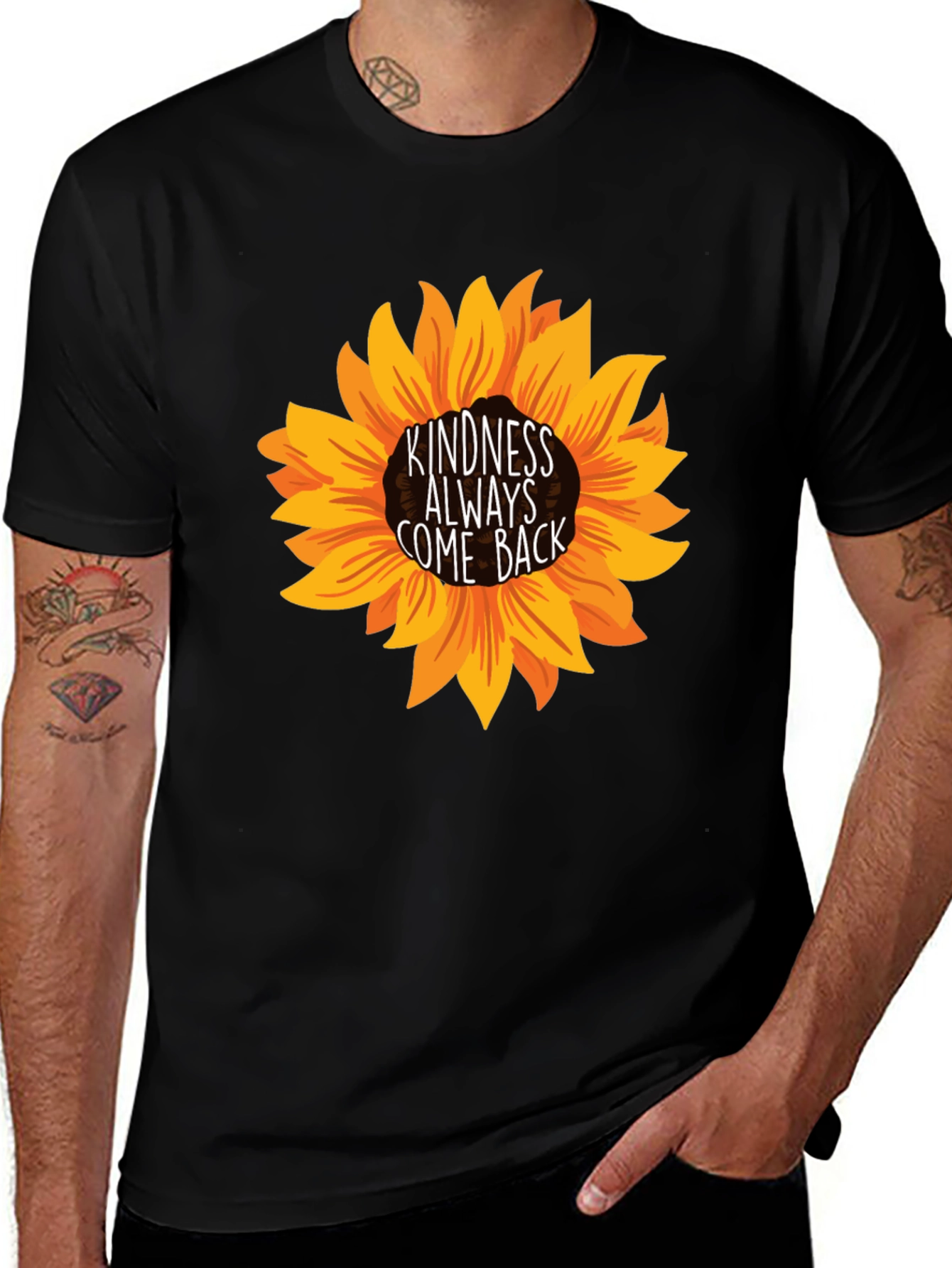 Variant 25 of Kindness Always Come Back Sunflower T-Shirt