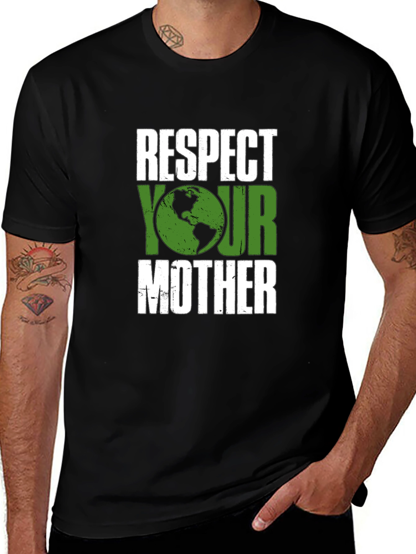 Variant 13 of Respect Your Mother Earth Graphic Tee