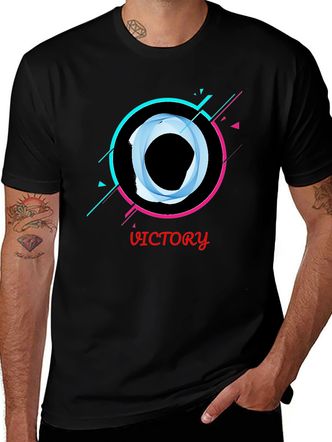 Variant 24 of Victory Graphic Tee - Modern Design