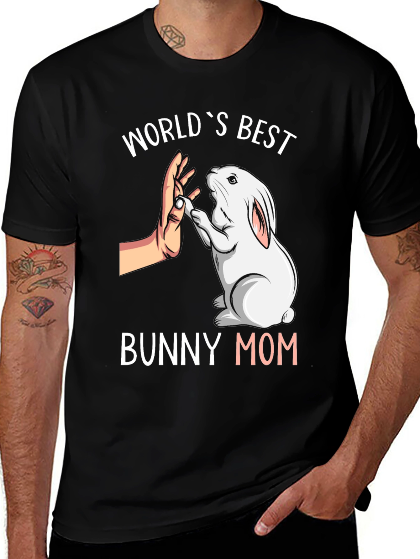 Variant 30 of World's Best Bunny Mom T-Shirt