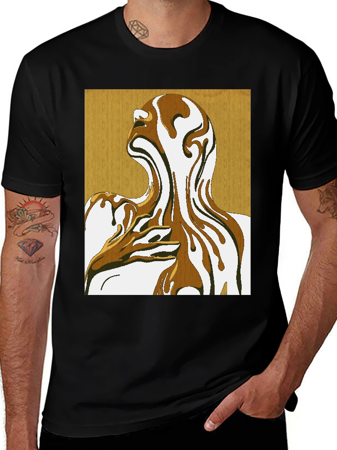 Variant 20 of Abstract Art Graphic Tee - Unique Design