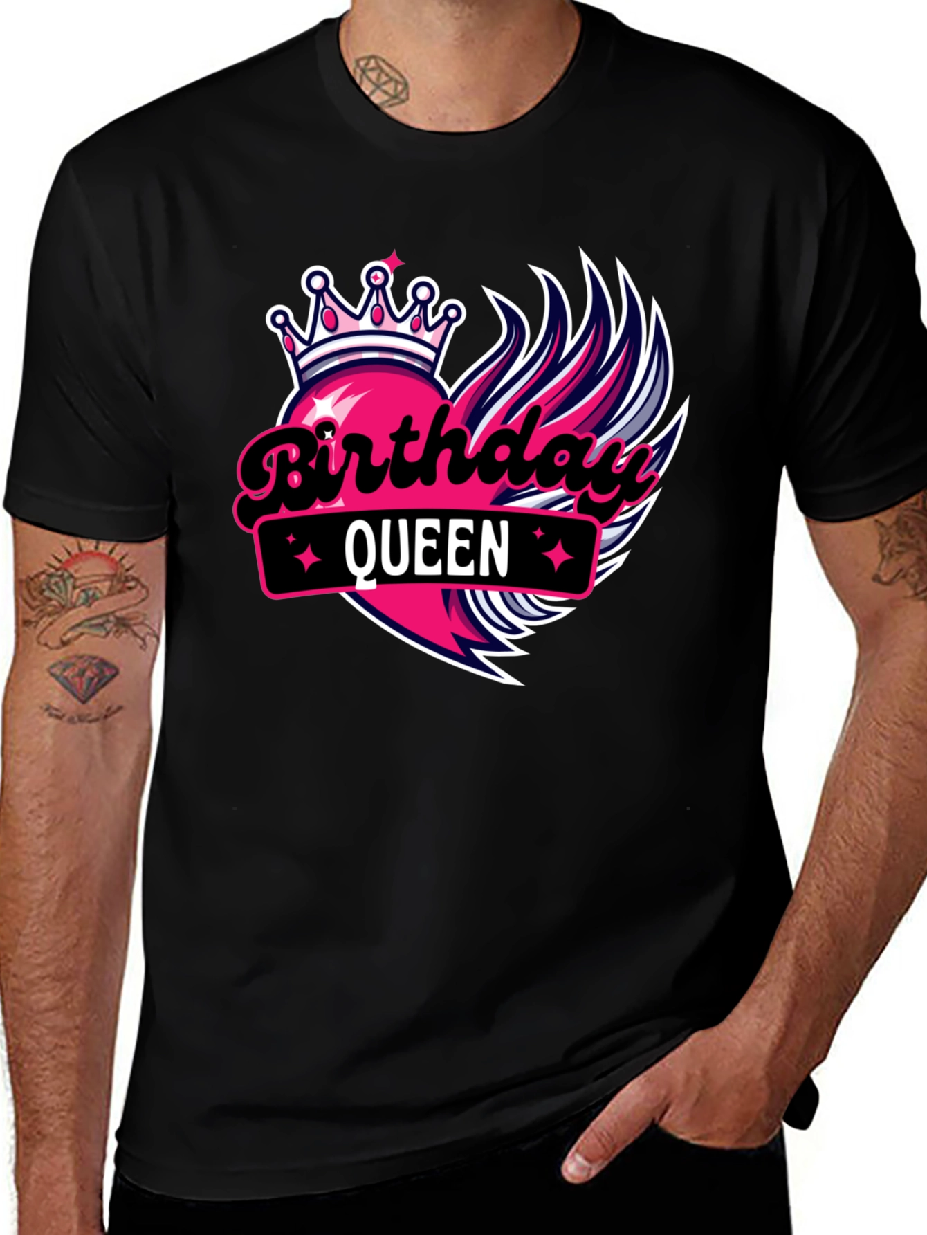 Variant 3 of Birthday Queen T-Shirt - Fun Celebration Tee