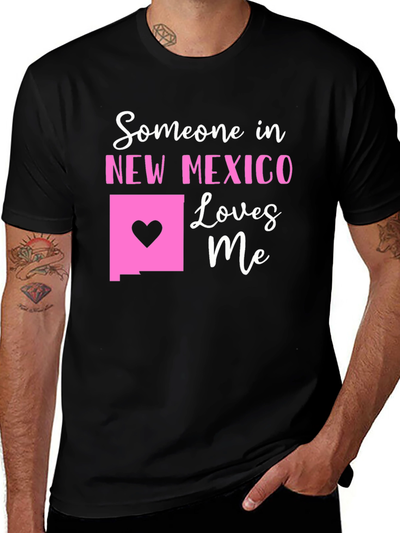 Variant 22 of New Mexico Love T-Shirt, Trendy State Pride Tee