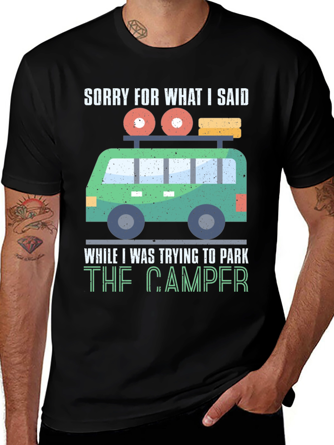 Variant 10 of Camper Parking Funny T-Shirt
