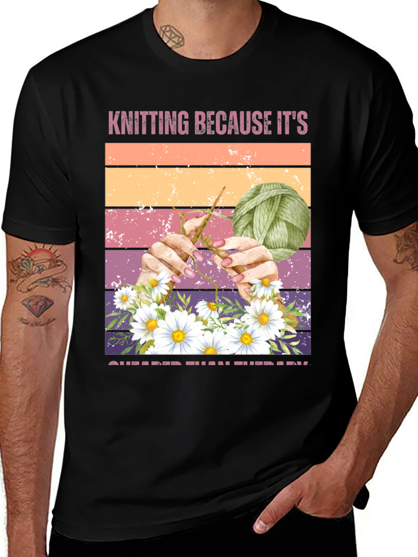 Variant 29 of Knitting Therapy T-Shirt