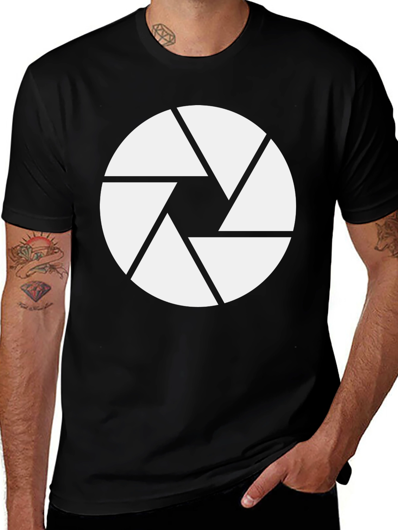 Variant 27 of Camera Aperture Graphic Tee - Photography Lovers T-Shirt