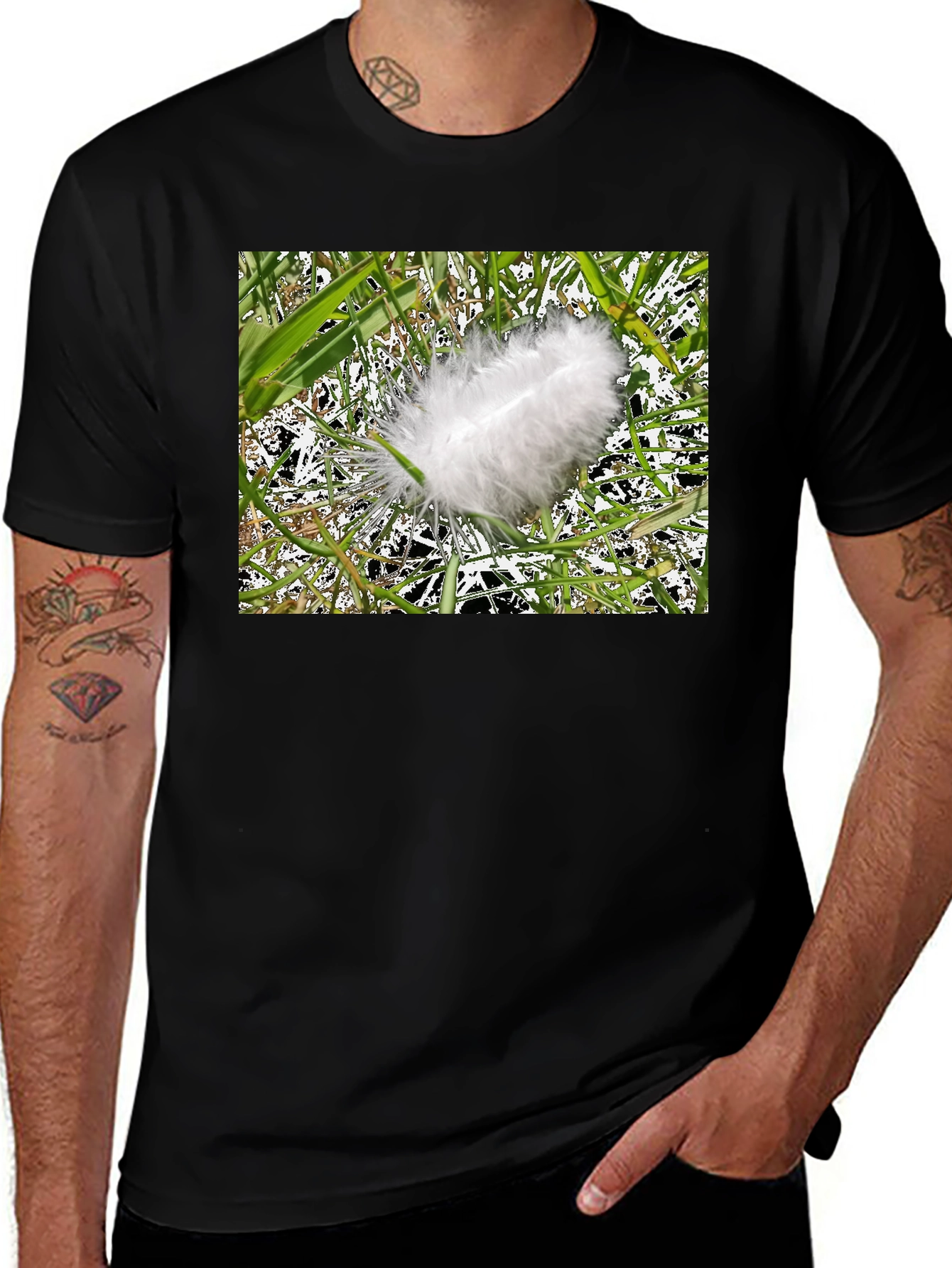 Variant 15 of Feather Graphic T-Shirt