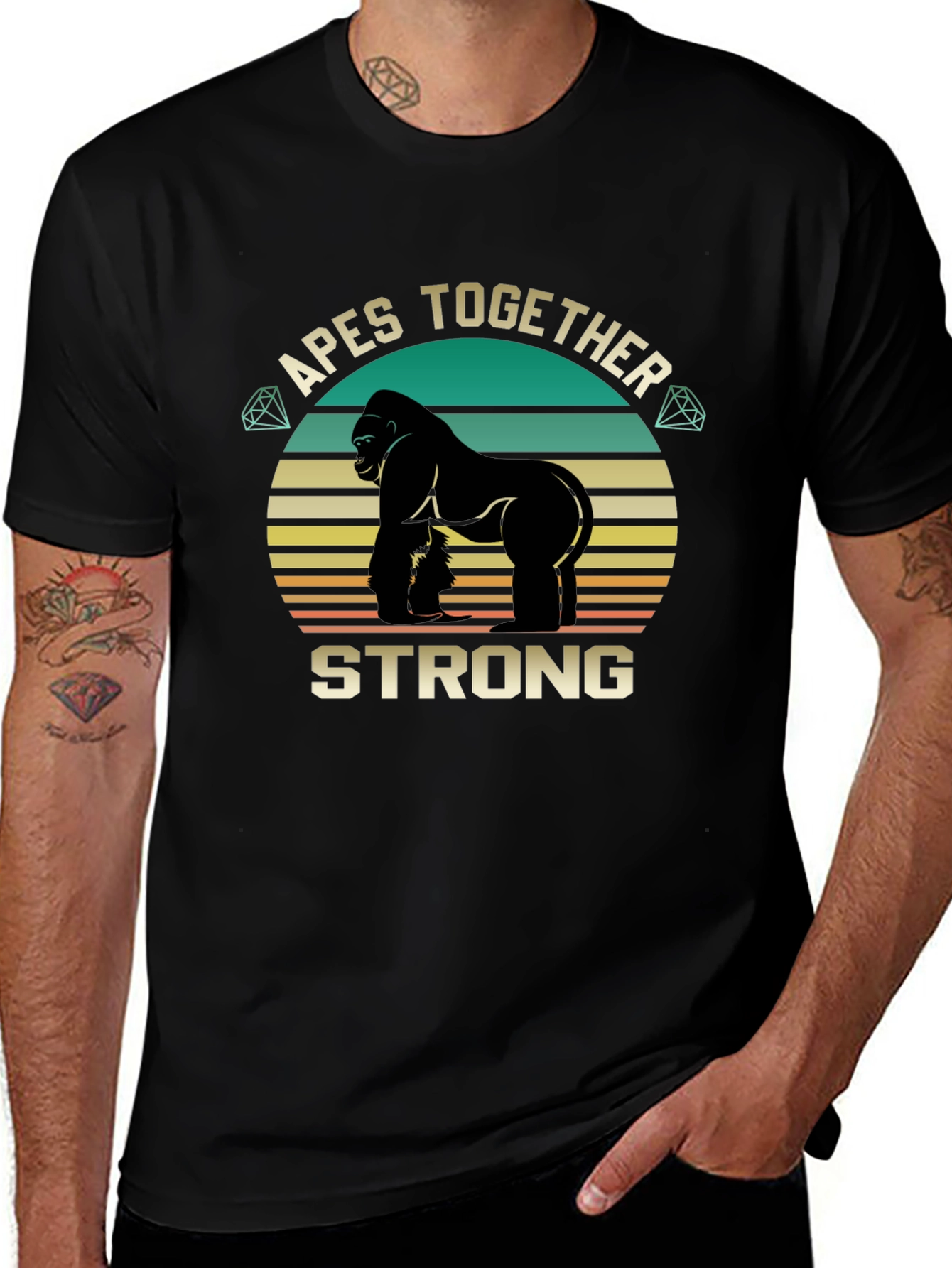 Variant 23 of Apes Together Strong Graphic Tee