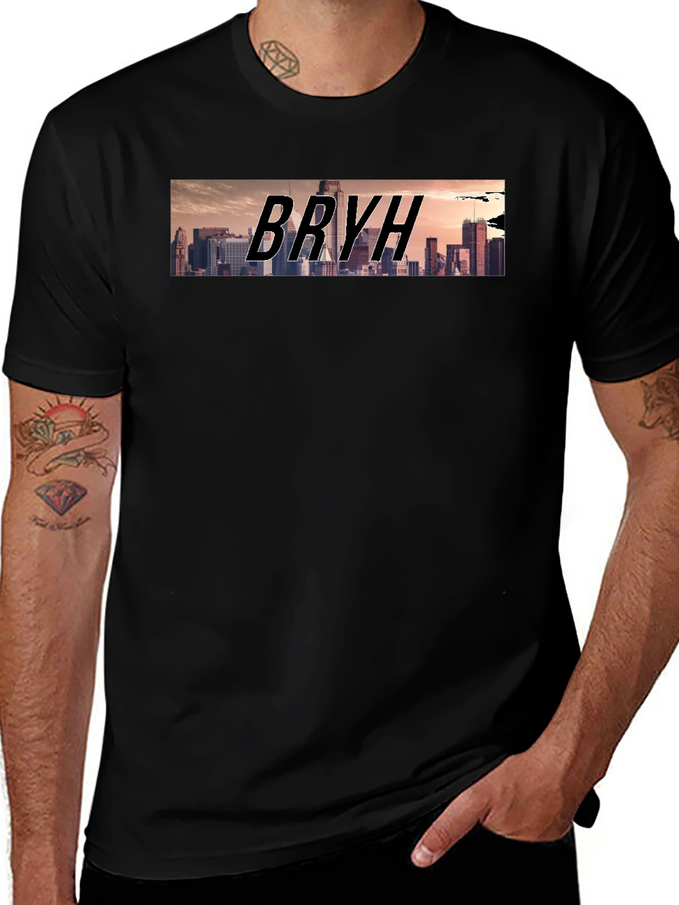 Variant 12 of Urban Graphic Tee - Cityscape BRYH Print