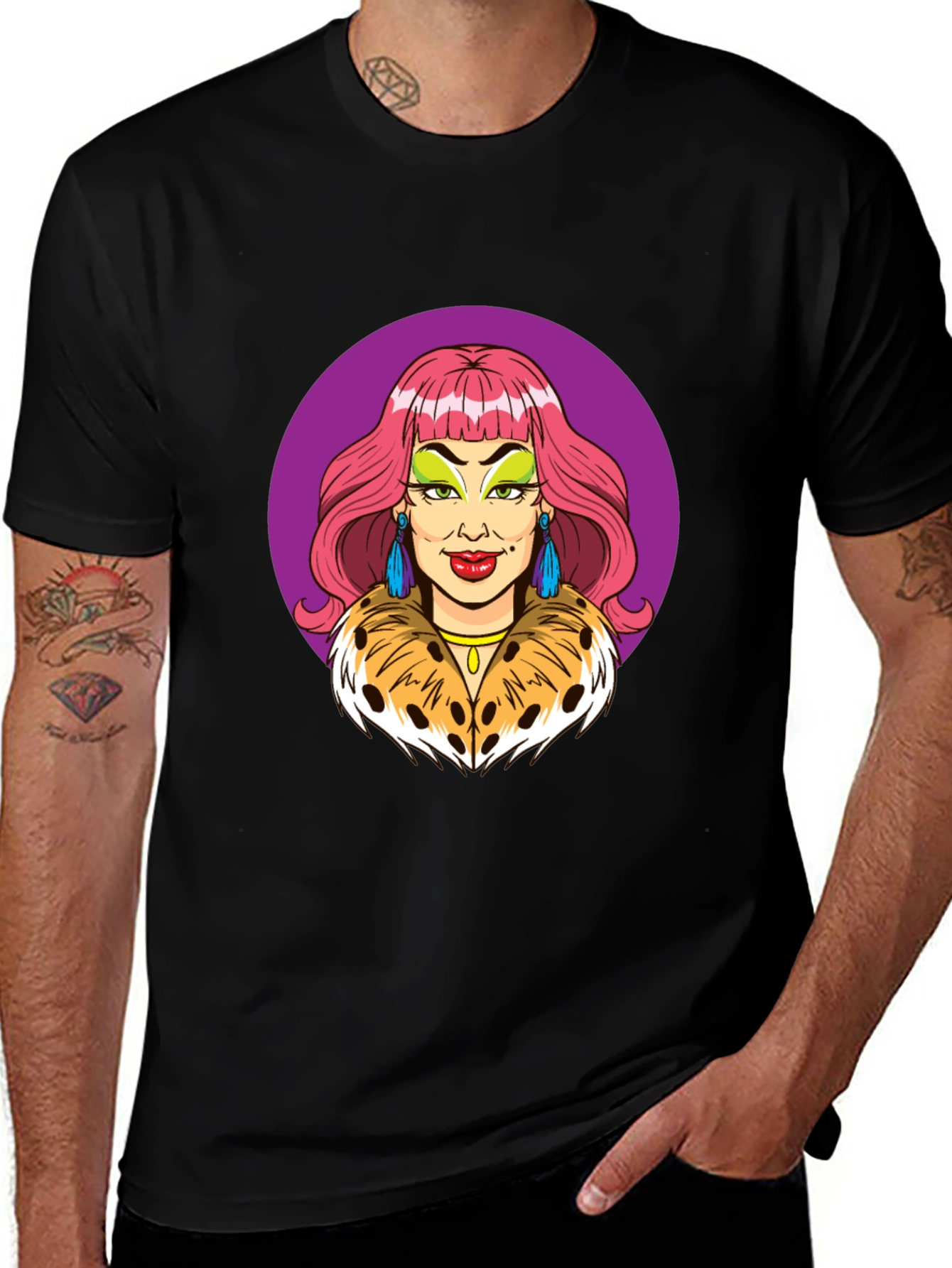 Variant 17 of Pop Art Drag Queen Graphic Tee