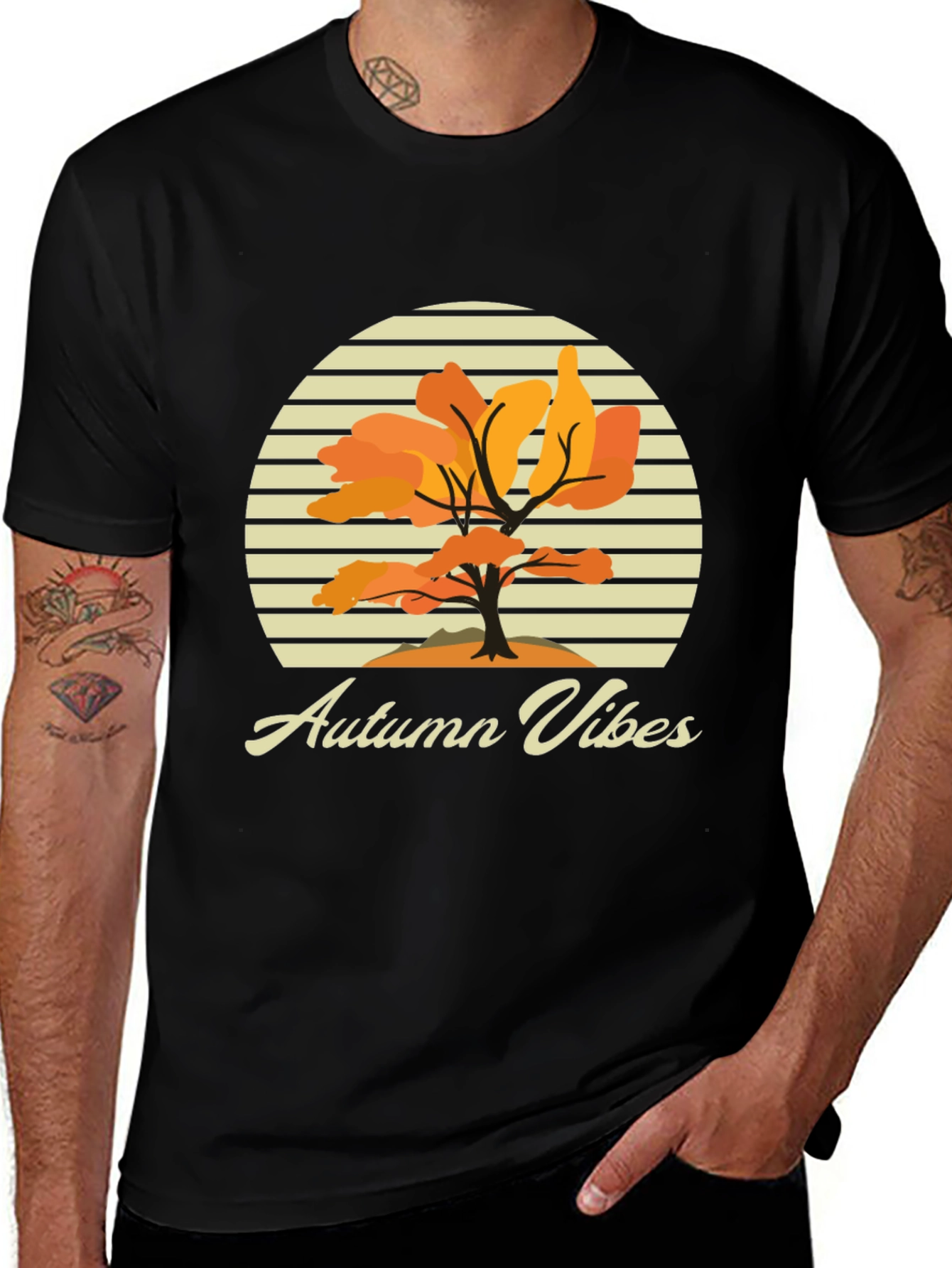 Variant 22 of Autumn Vibes Graphic Tee - Stylish Fall Apparel