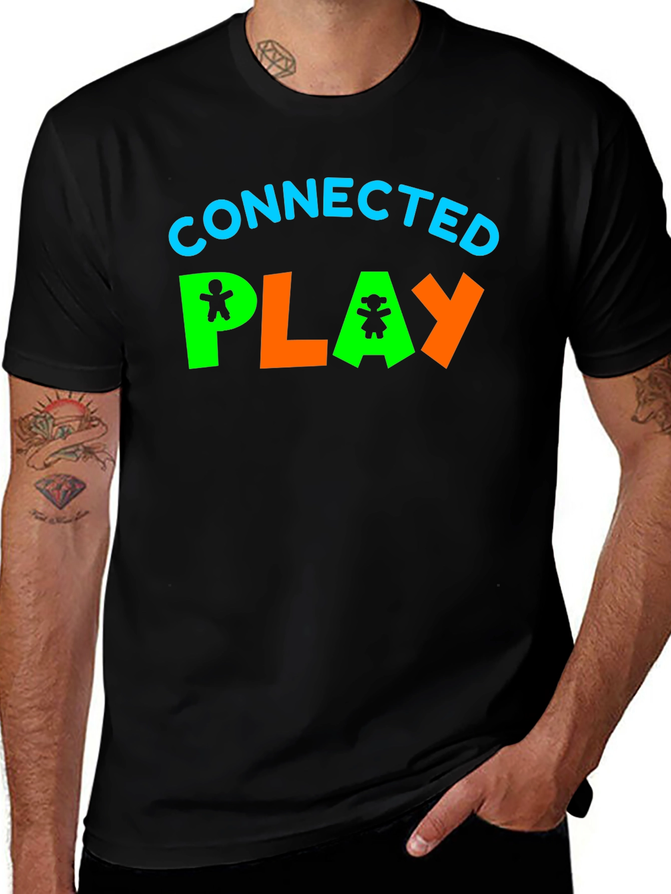Variant 5 of Connected Play Graphic Tee