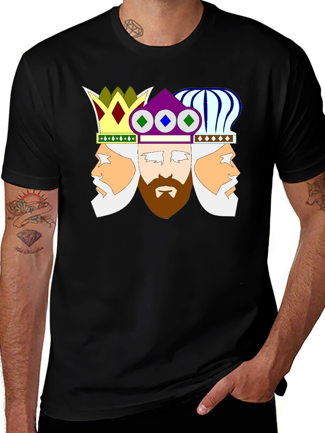 Variant 5 of Three Kings Graphic T-Shirt