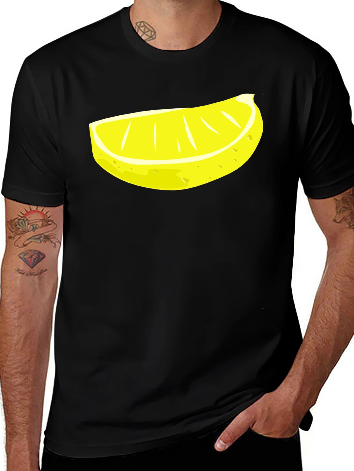 Variant 16 of Lemon Slice Graphic Tee - Refreshing Style