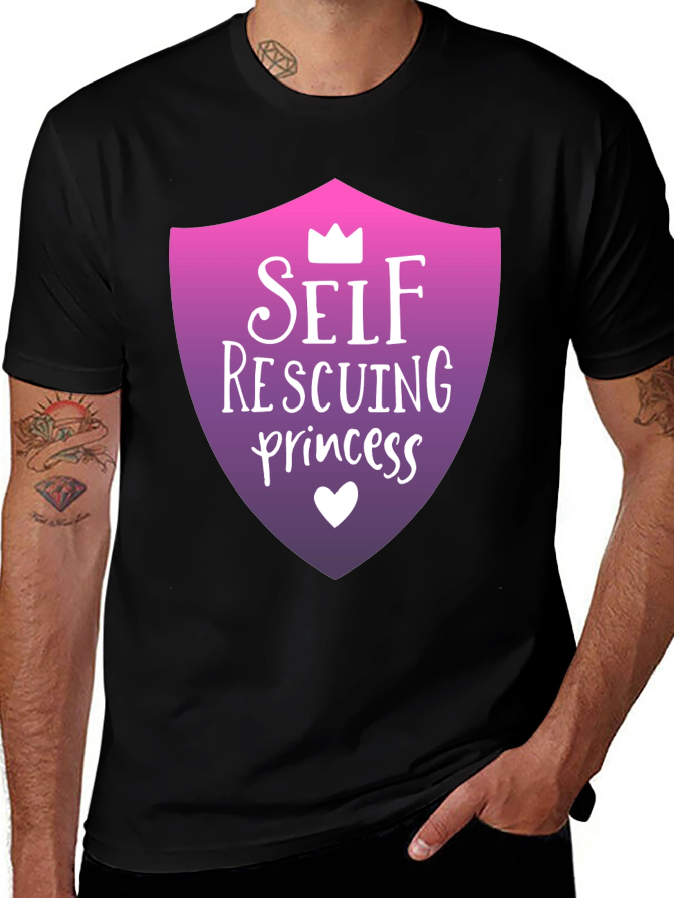 Self Rescuing Princess Graphic Tee