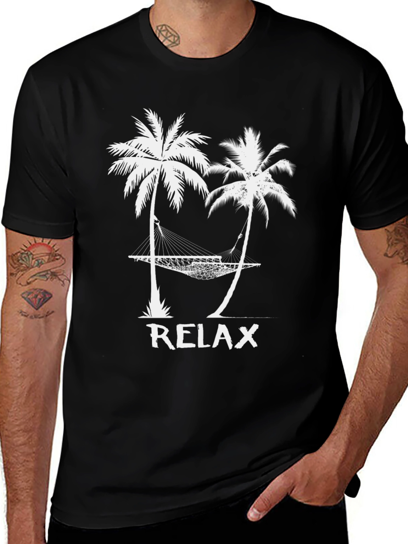 Variant 26 of Relax Palm Tree Graphic T-Shirt