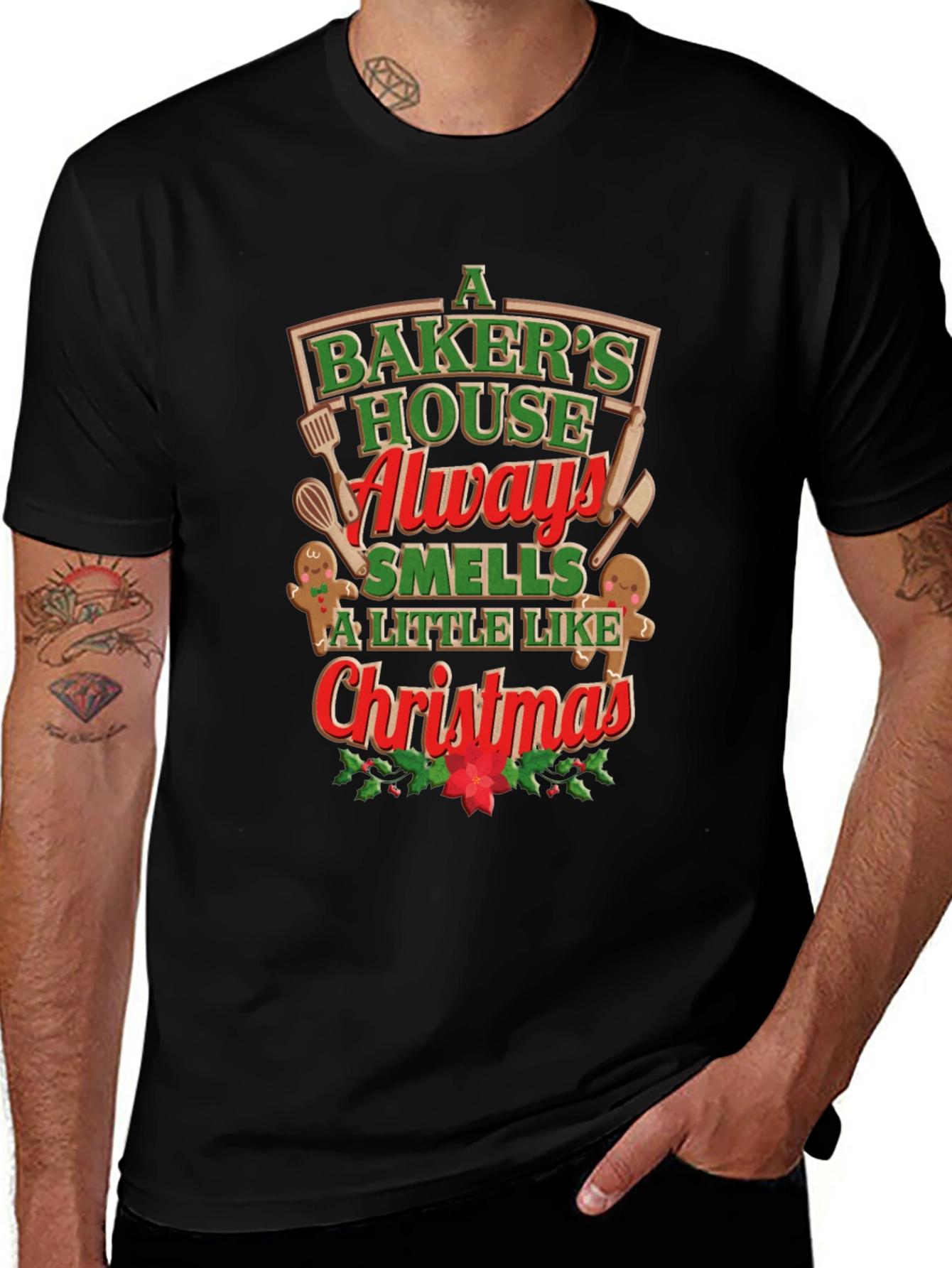 Variant 8 of Baker's House Christmas T-Shirt