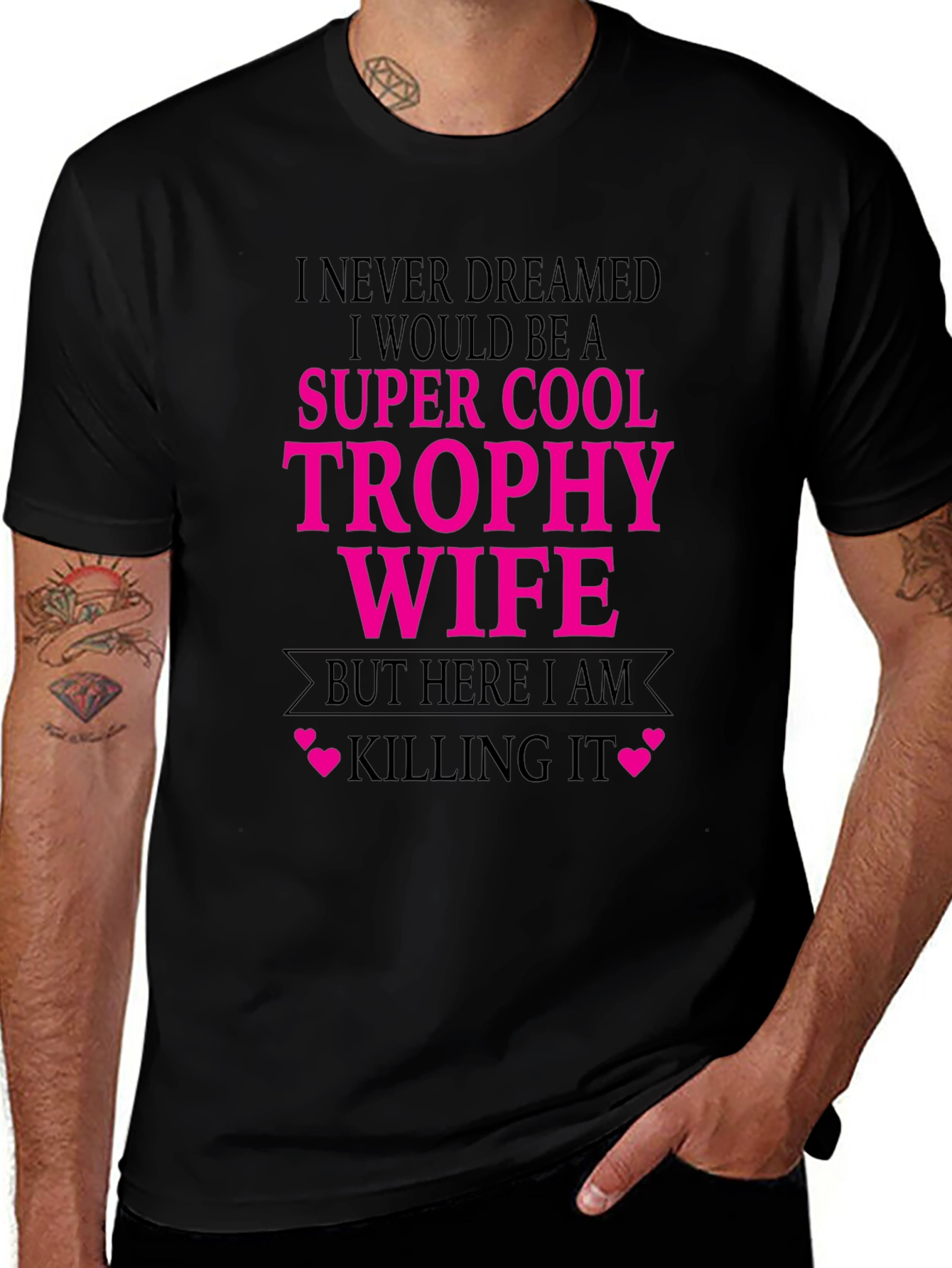 Variant 13 of Super Cool Trophy Wife Graphic T-Shirt