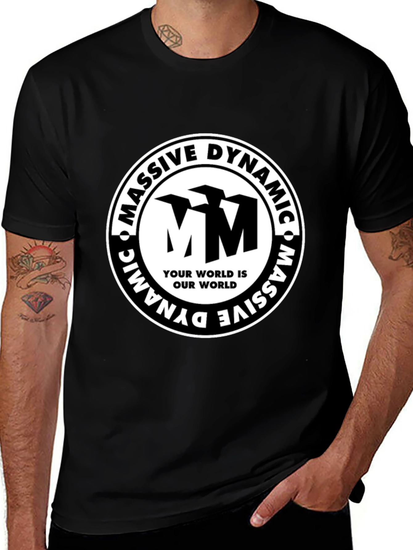 Massive Dynamic Black T-Shirt