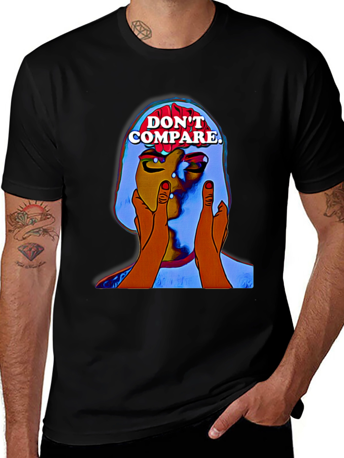 Variant 4 of Don't Compare Graphic T-Shirt