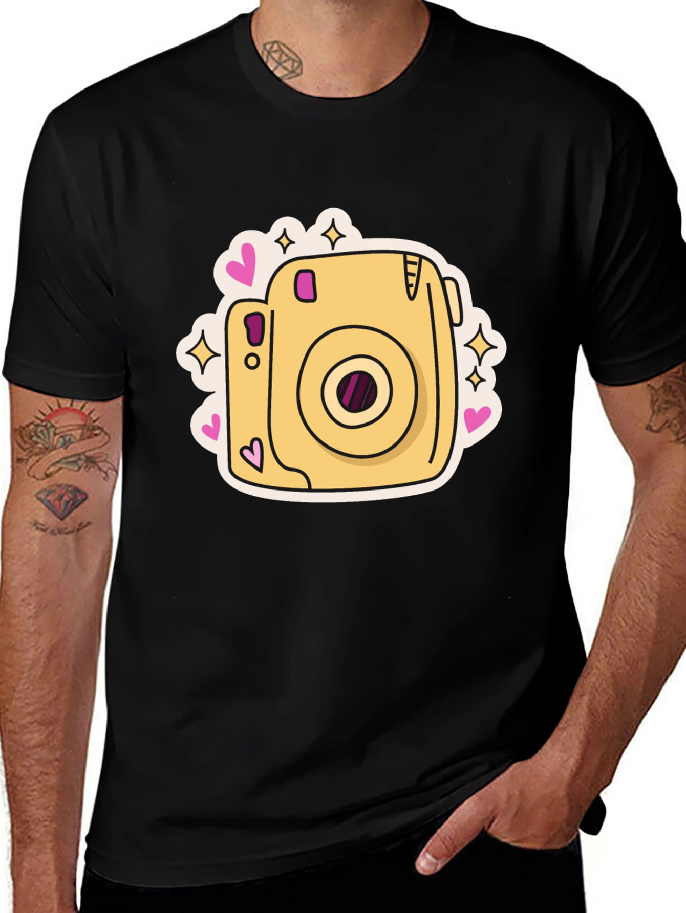 Variant 20 of Retro Camera Graphic Tee - Trendy Aesthetic T-Shirt
