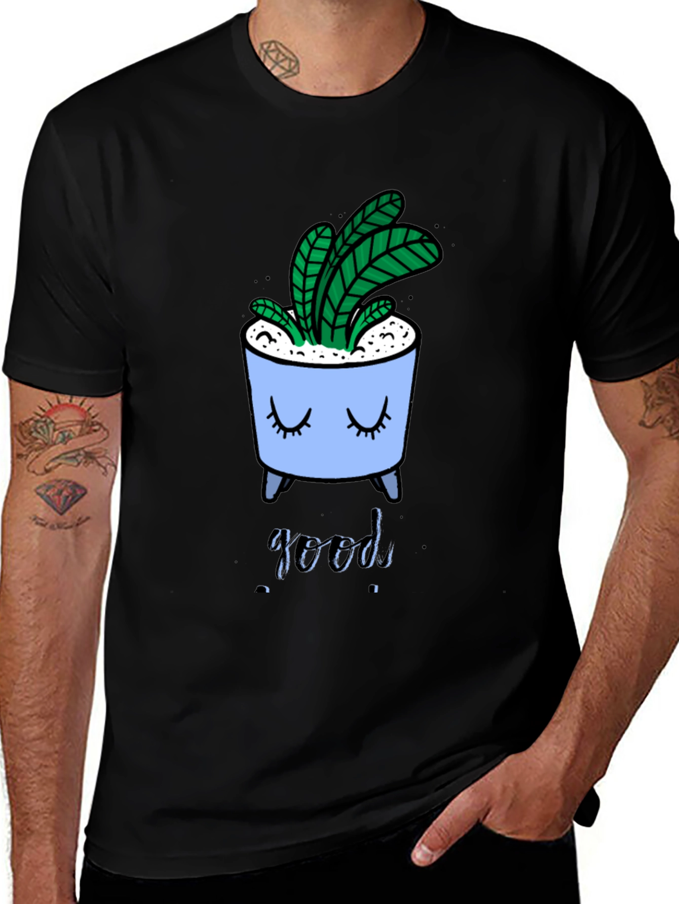 Variant 2 of Cute Plant Pot Graphic Tee