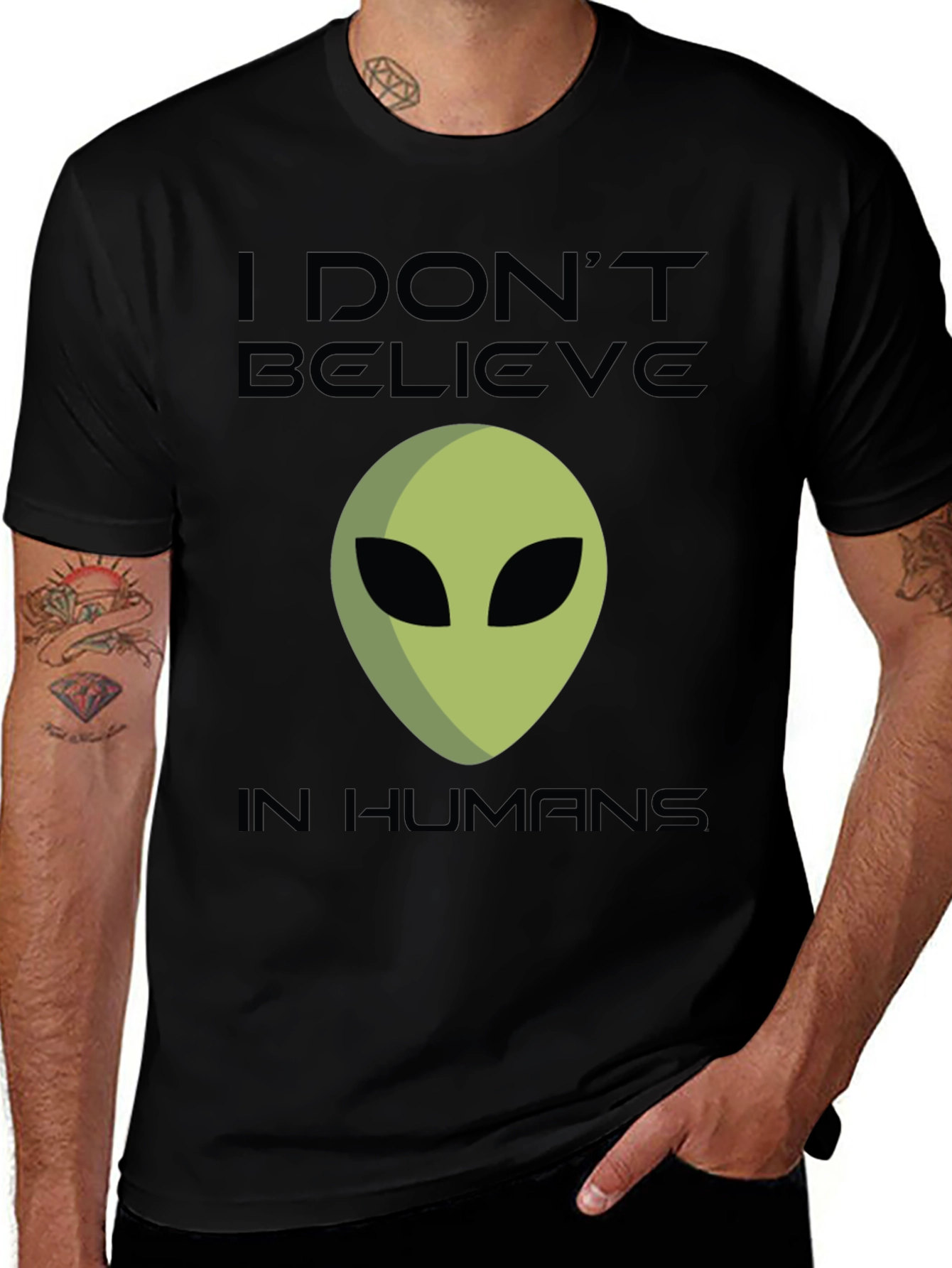 Variant 30 of Alien Believer Graphic Tee