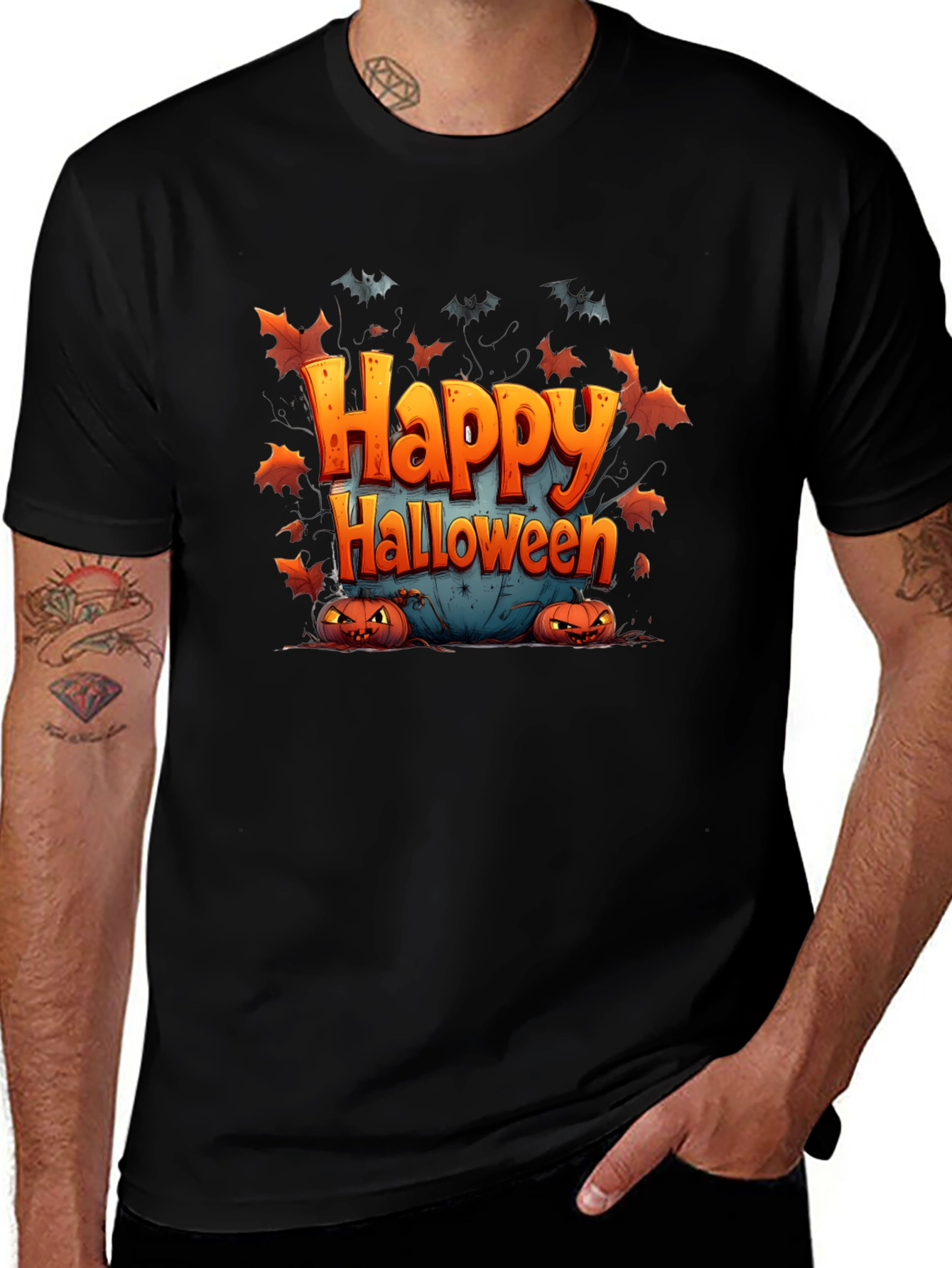 Variant 29 of Happy Halloween Graphic Tee